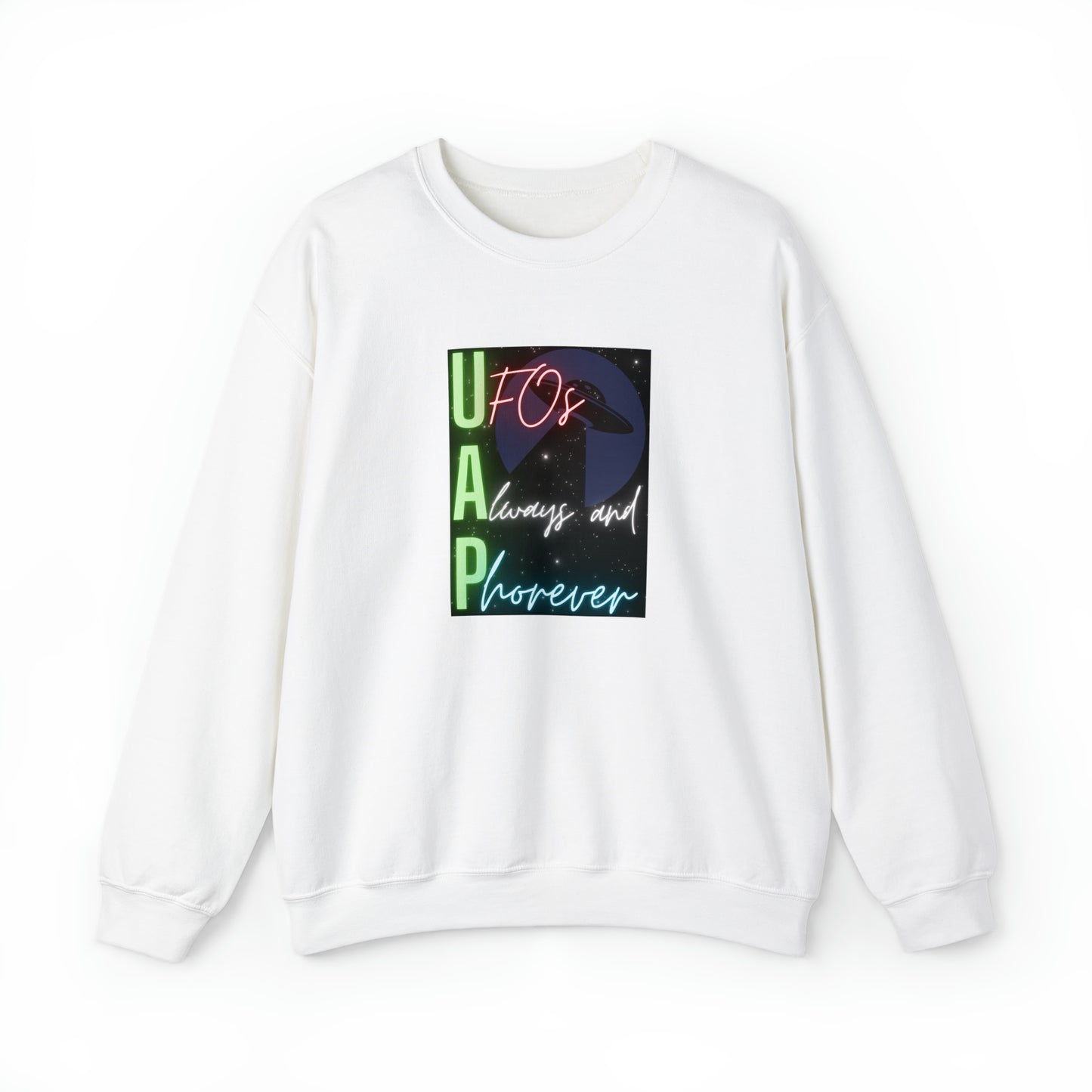 UFOs Always And Phorever - Heavy Blend™ Crewneck Sweatshirt