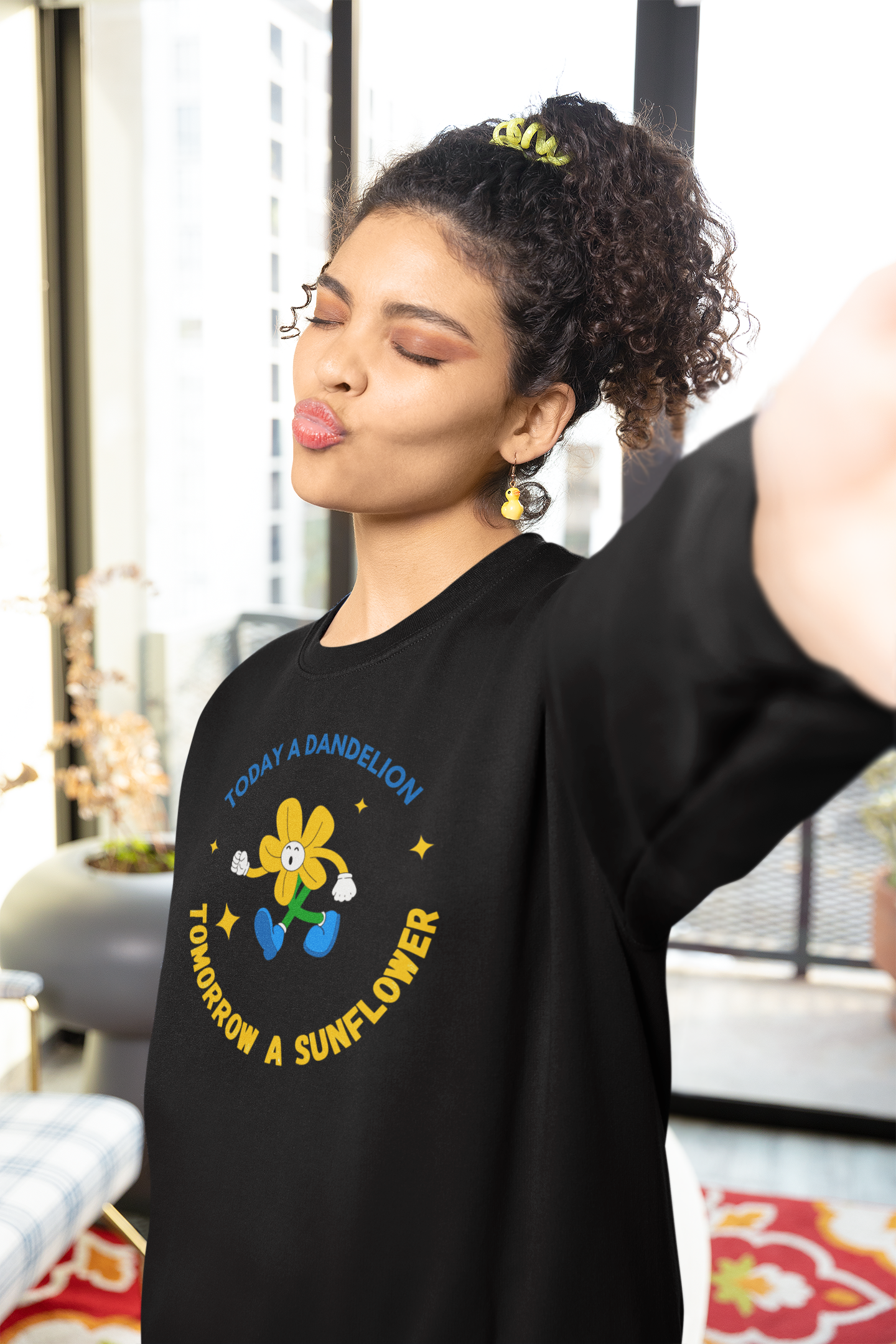 Today A Dandelion Tomorrow A Sunflower - Unisex Heavy Blend™ Crewneck Sweatshirt