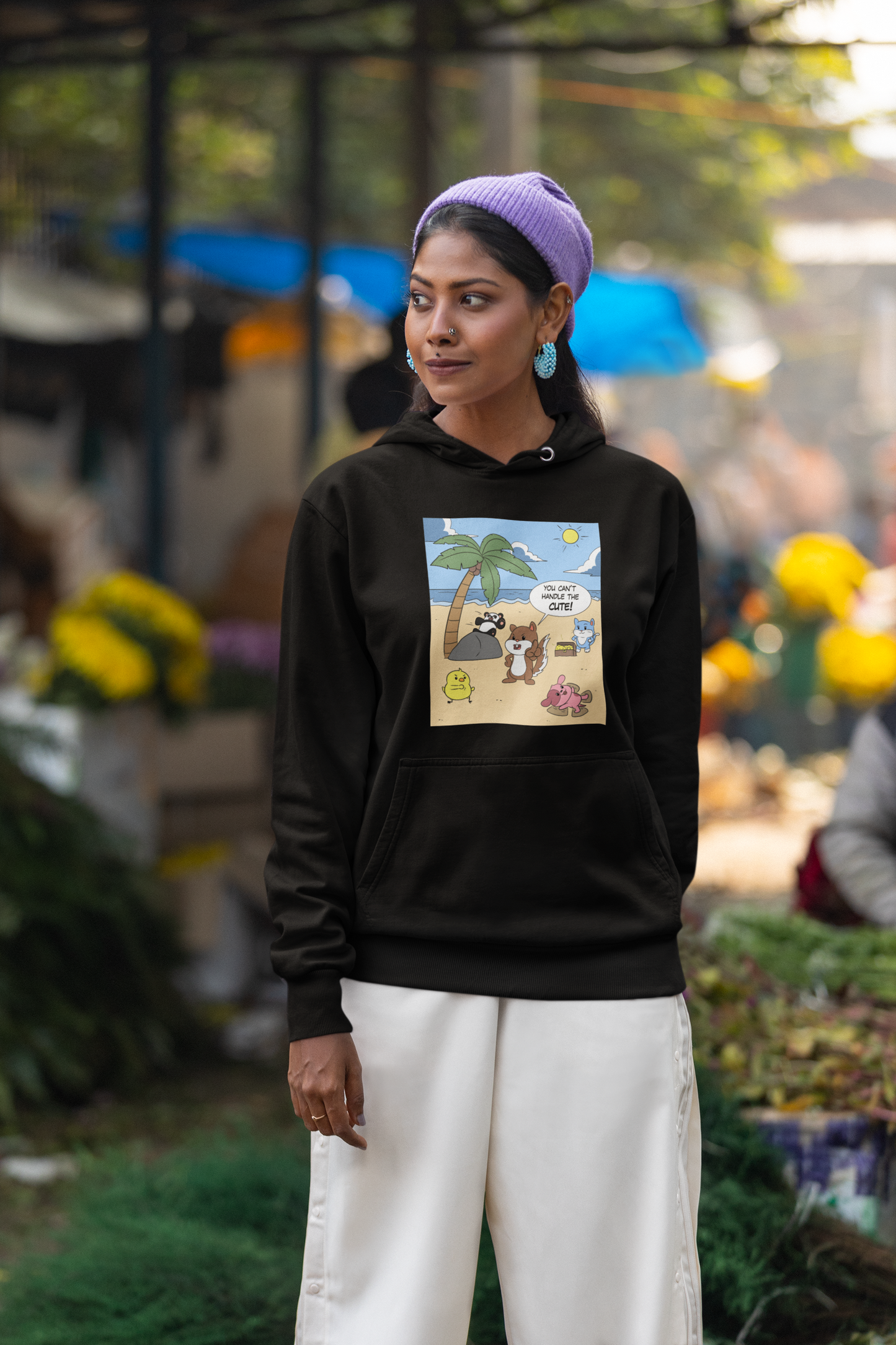 You Can't Handle The Cute! - Heavy Blend™ Hooded Sweatshirt
