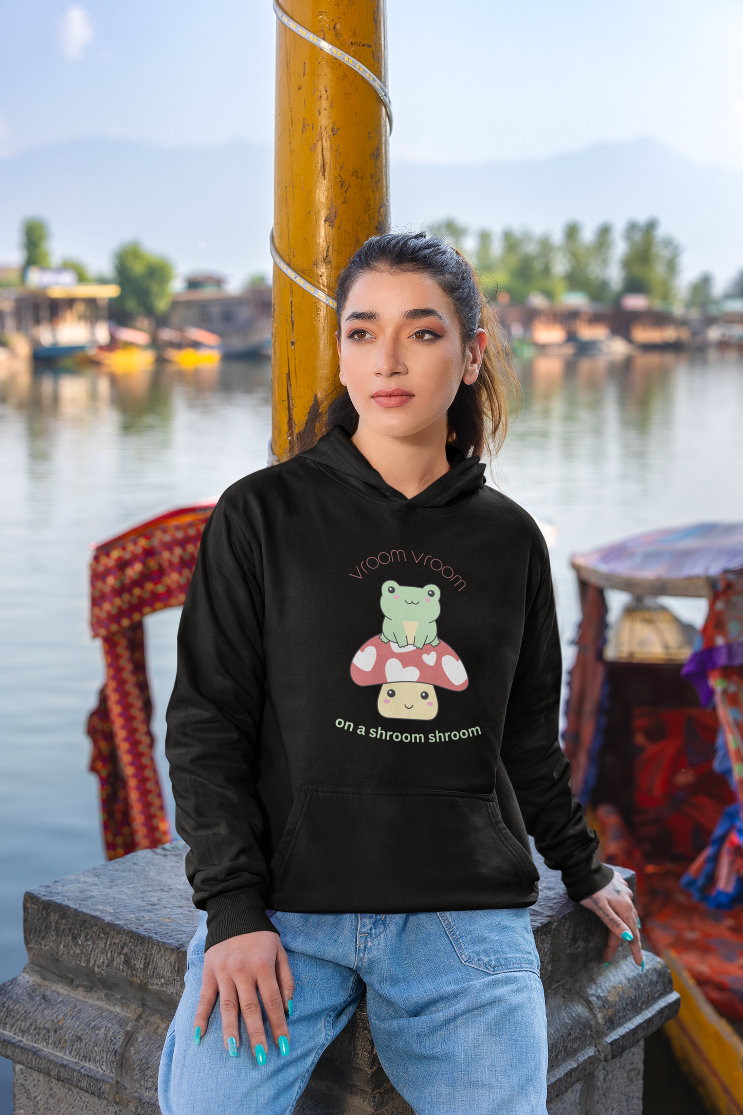 Vroom Vroom On A Shroom Shroom - Heavy Blend™ Hooded Sweatshirt