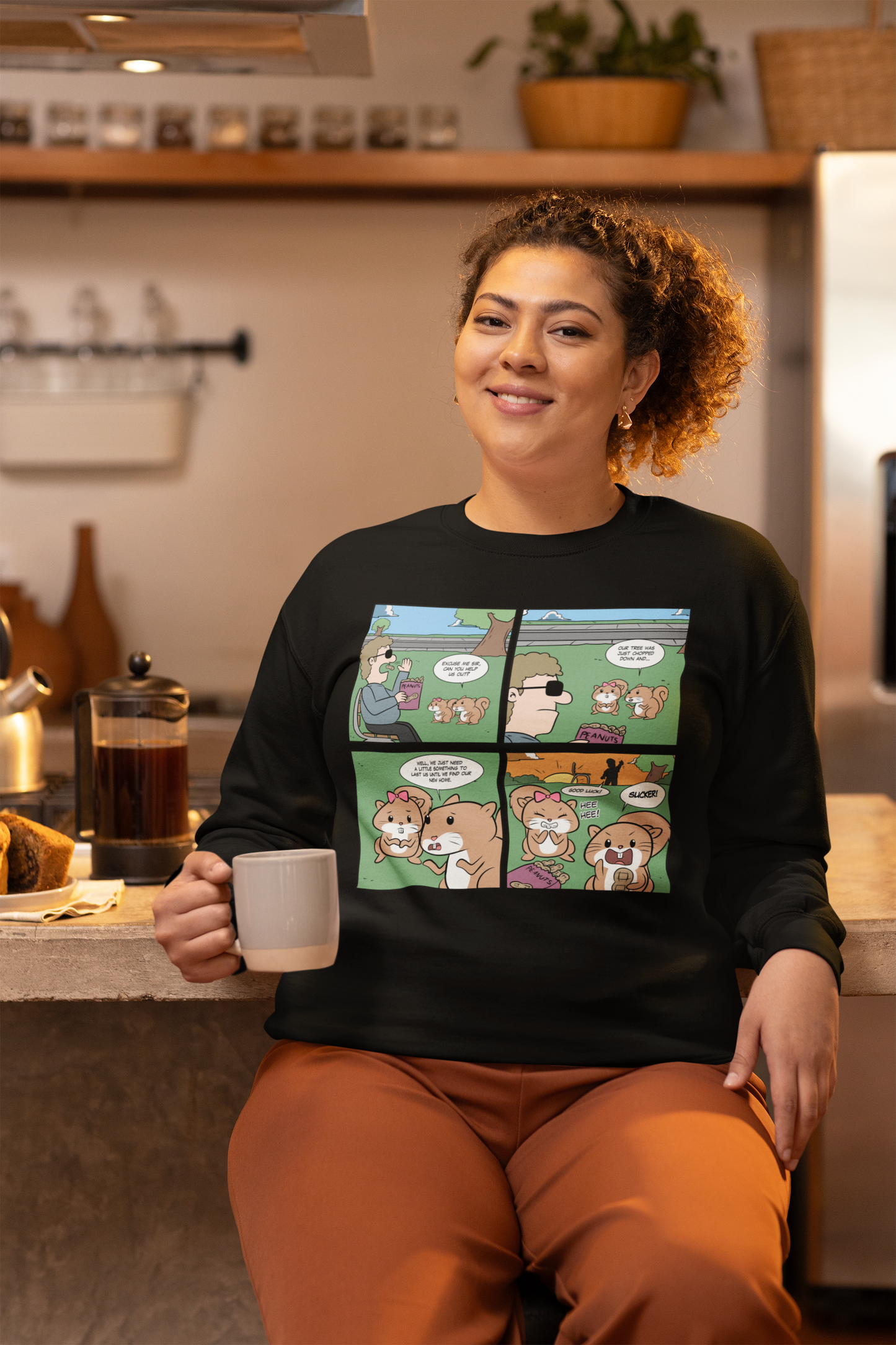 Squirrel Scammers - Heavy Blend™ Crewneck Sweatshirt