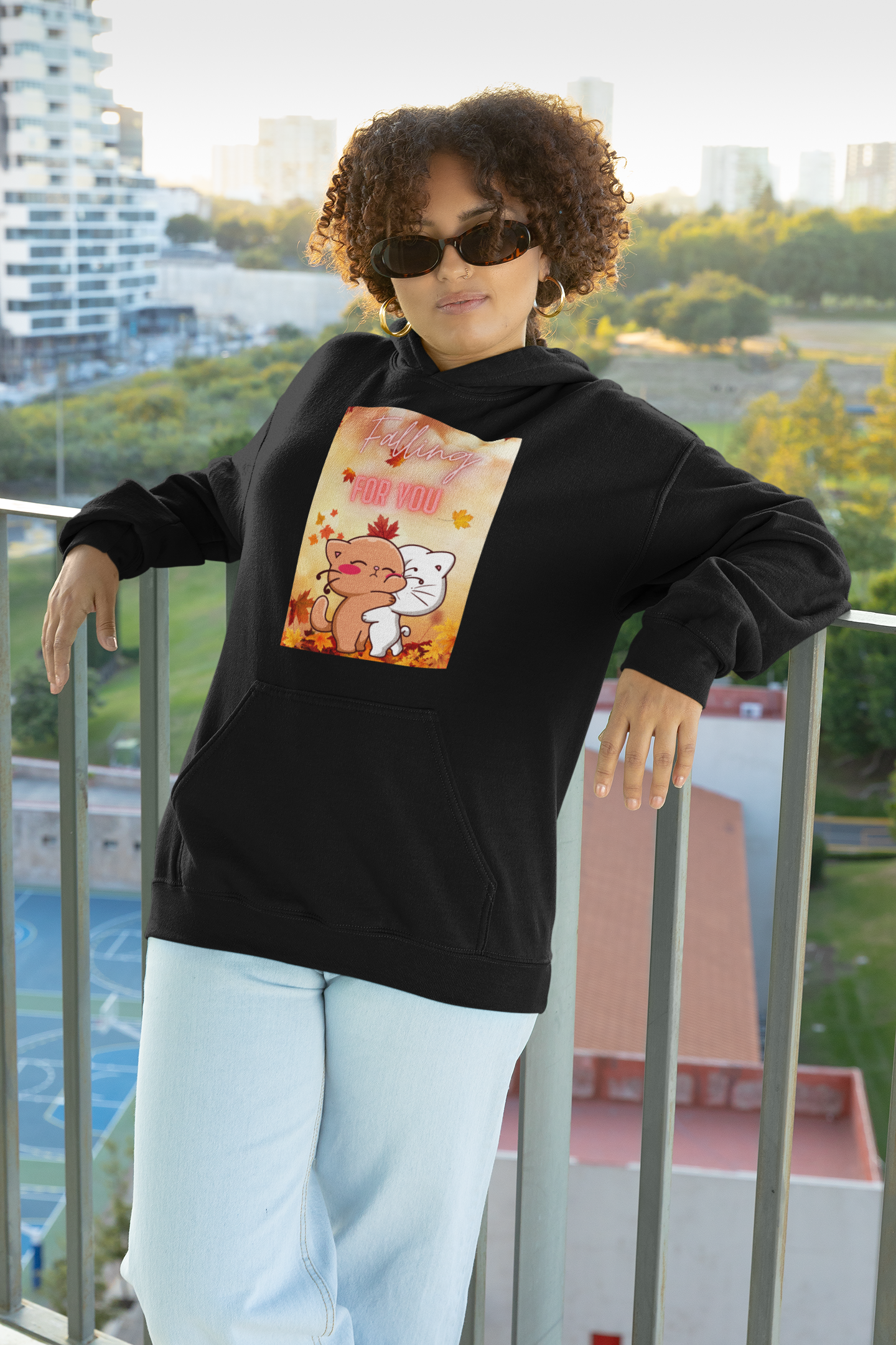 Falling For You - Heavy Blend™ Hooded Sweatshirt