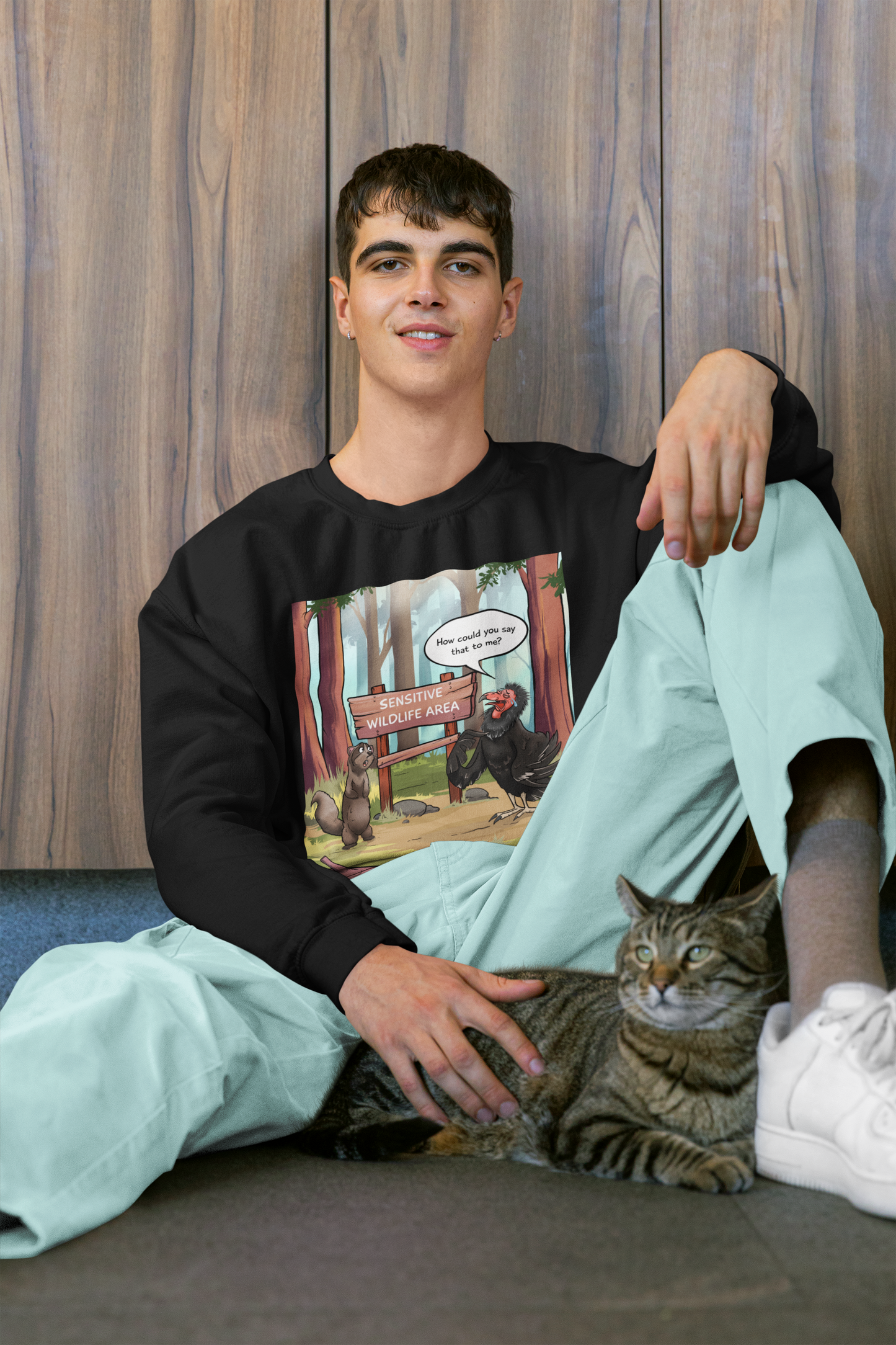 Sensitive Wildlife Area - Unisex Heavy Blend™ Crewneck Sweatshirt