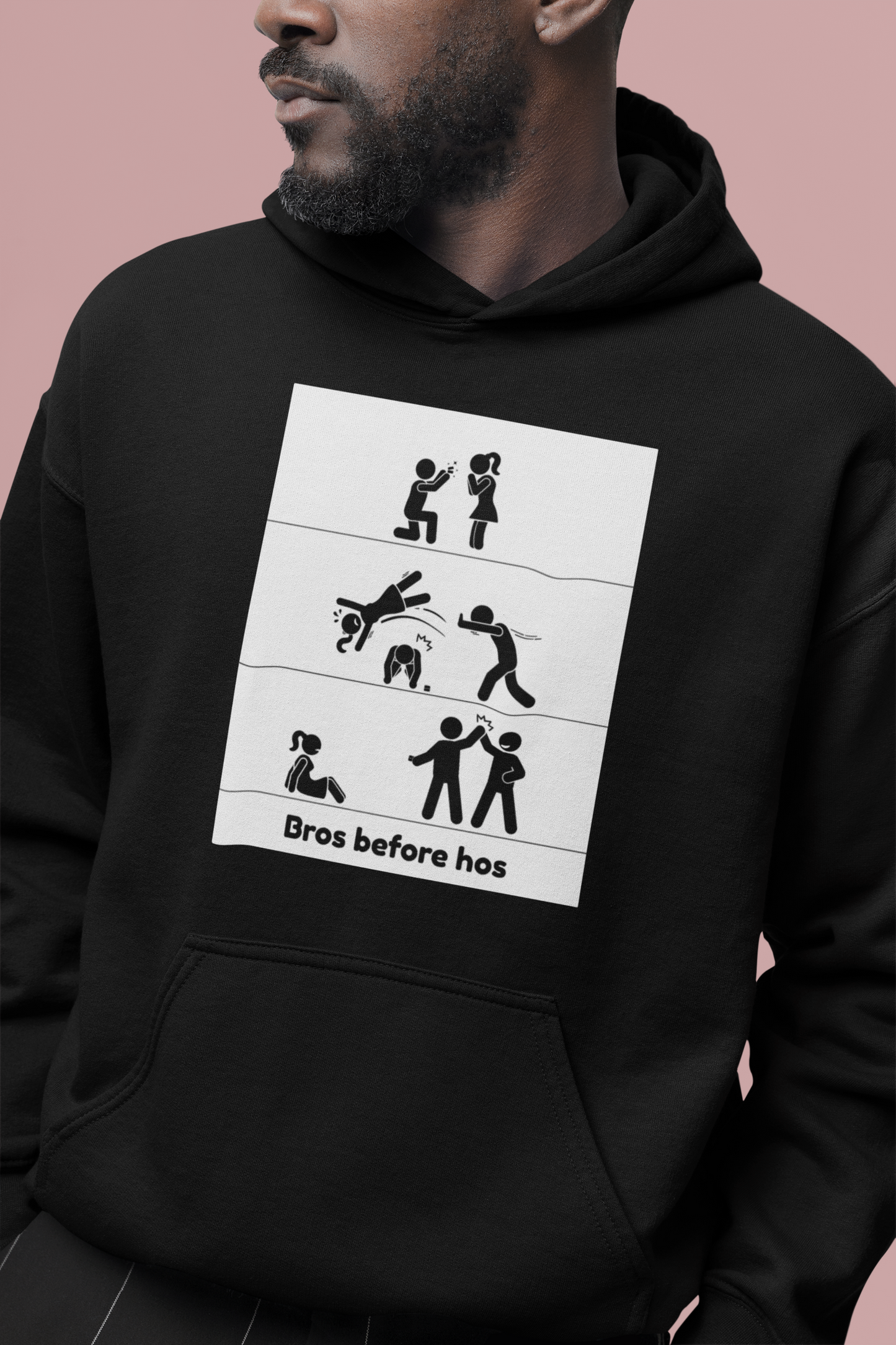 Bros Before Hos - Unisex Heavy Blend™ Hooded Sweatshirt