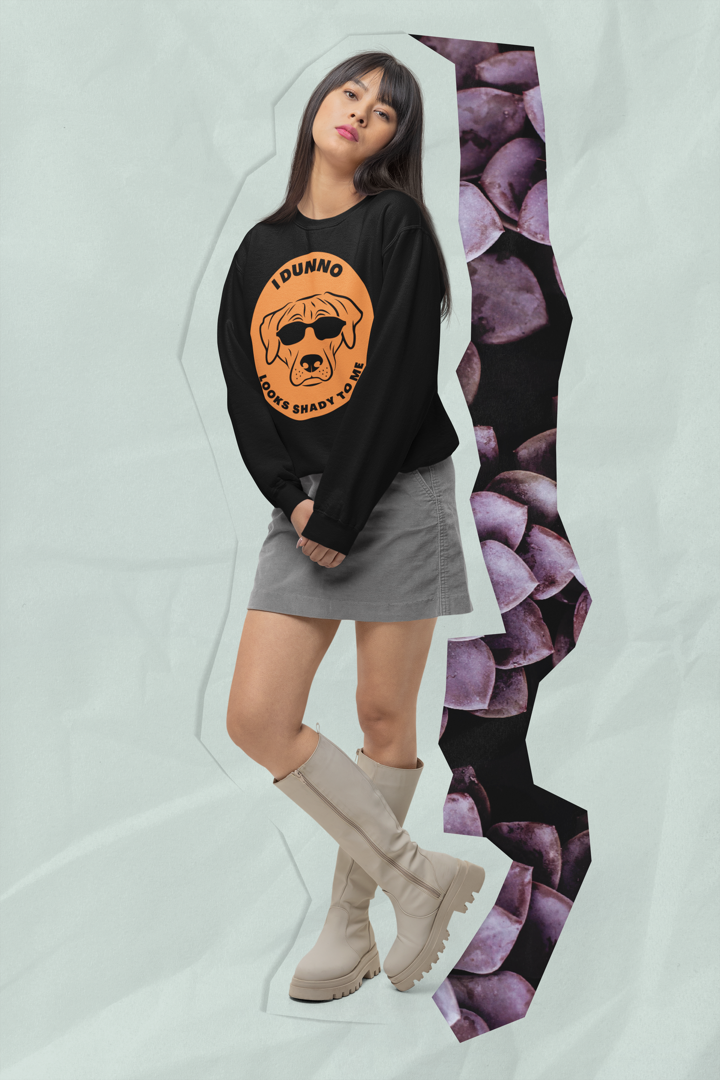 I Dunno Looks Shady To Me - Heavy Blend™ Crewneck Sweatshirt