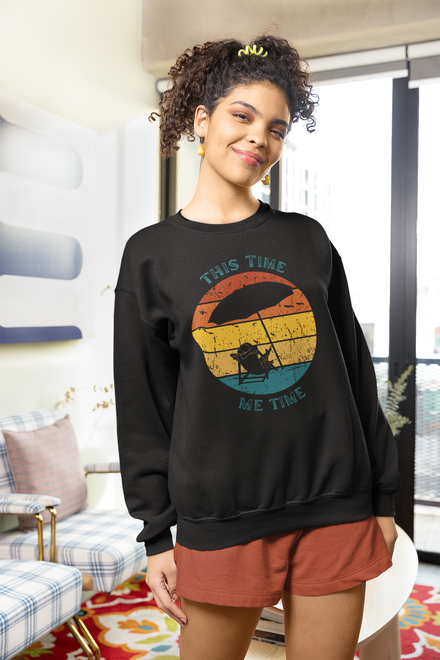This Time Me Time - Heavy Blend™ Crewneck Sweatshirt