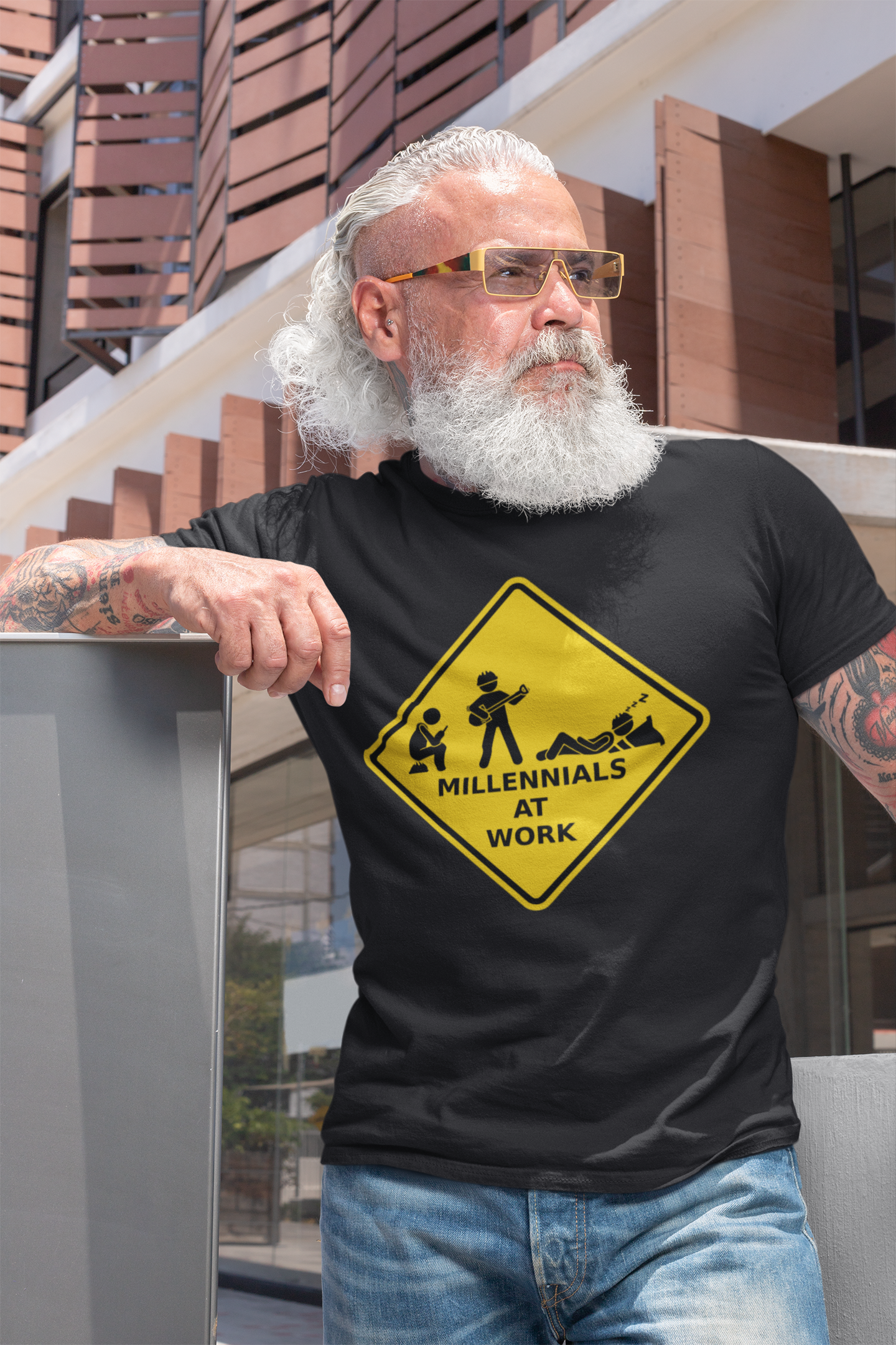 Millennials At Work - Unisex Jersey Short Sleeve Tee
