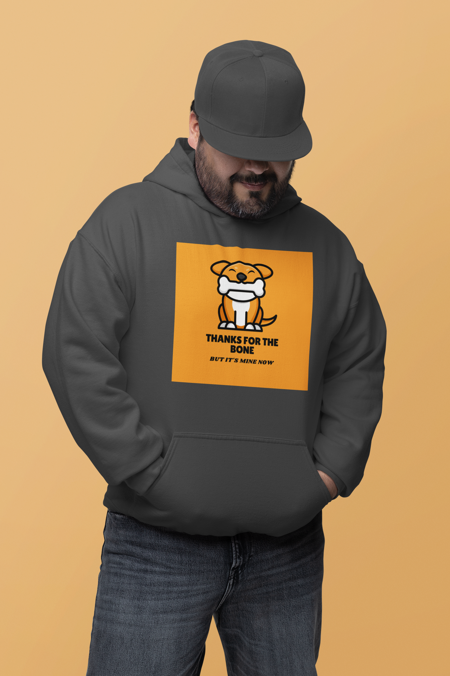 Thanks For The Bone But It's Mine Now - Heavy Blend™ Hooded Sweatshirt