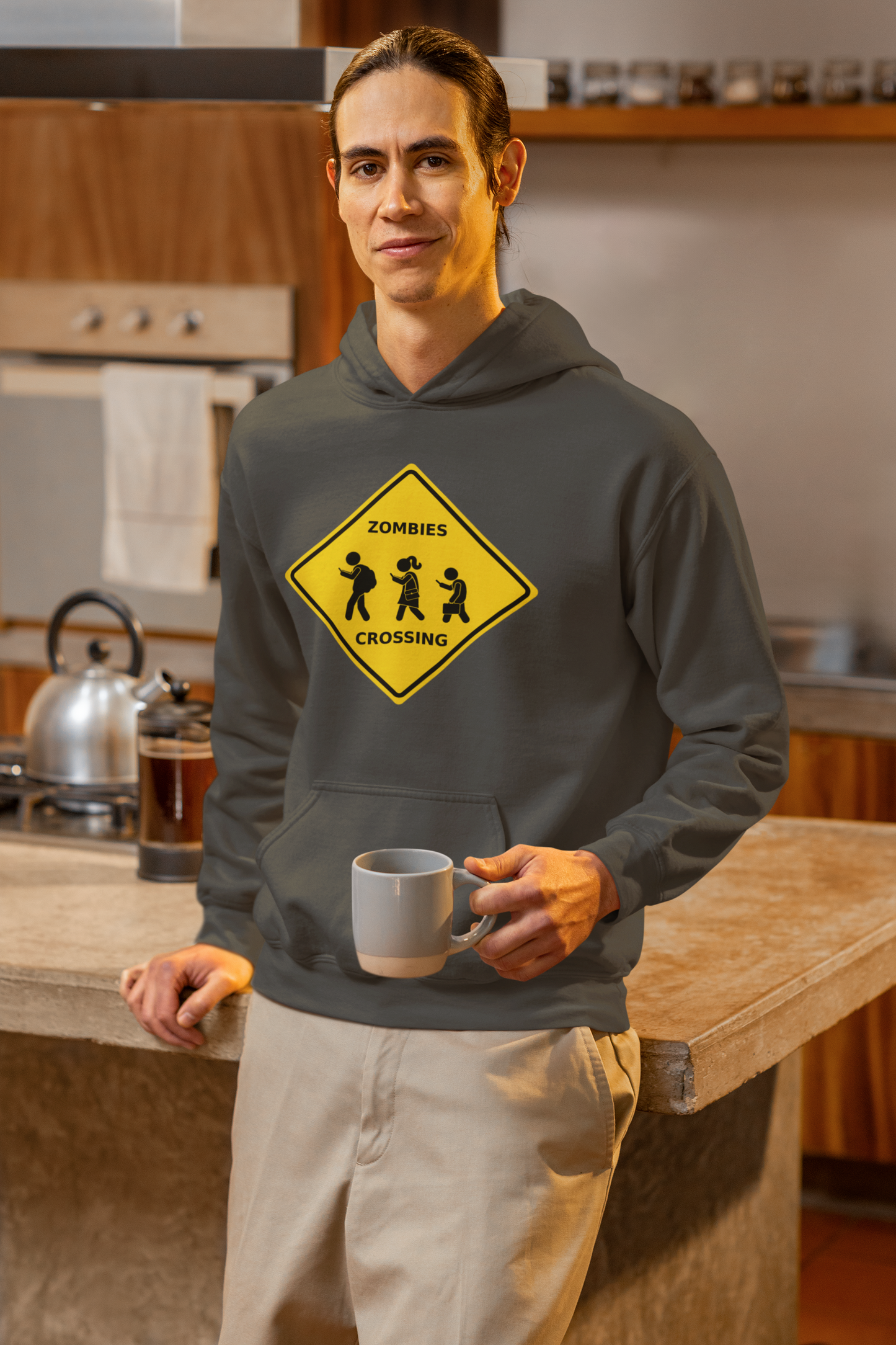 Zombies Crossing - Unisex Heavy Blend™ Hooded Sweatshirt