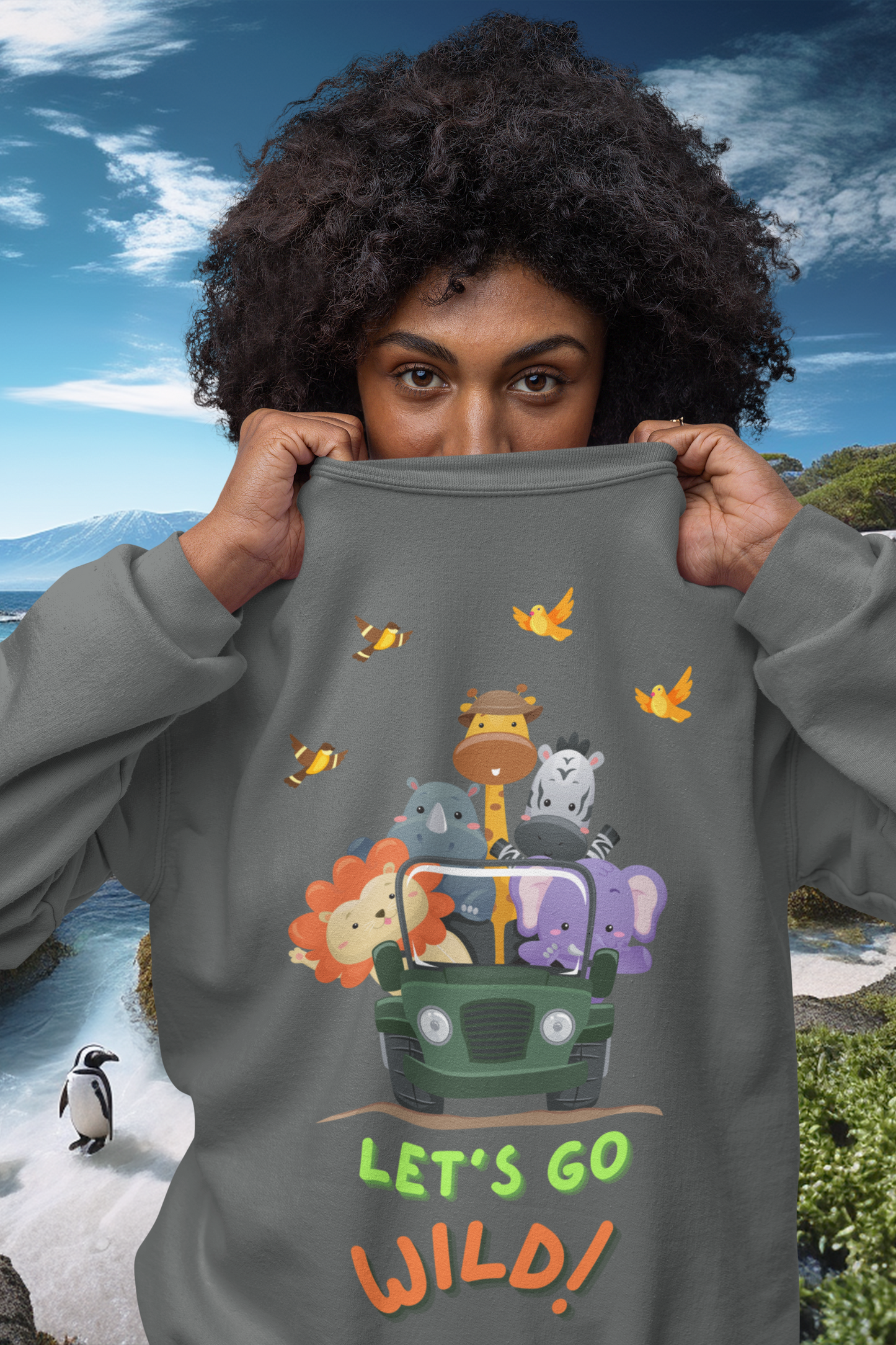 Let's Go Wild! - Unisex Heavy Blend™ Crewneck Sweatshirt