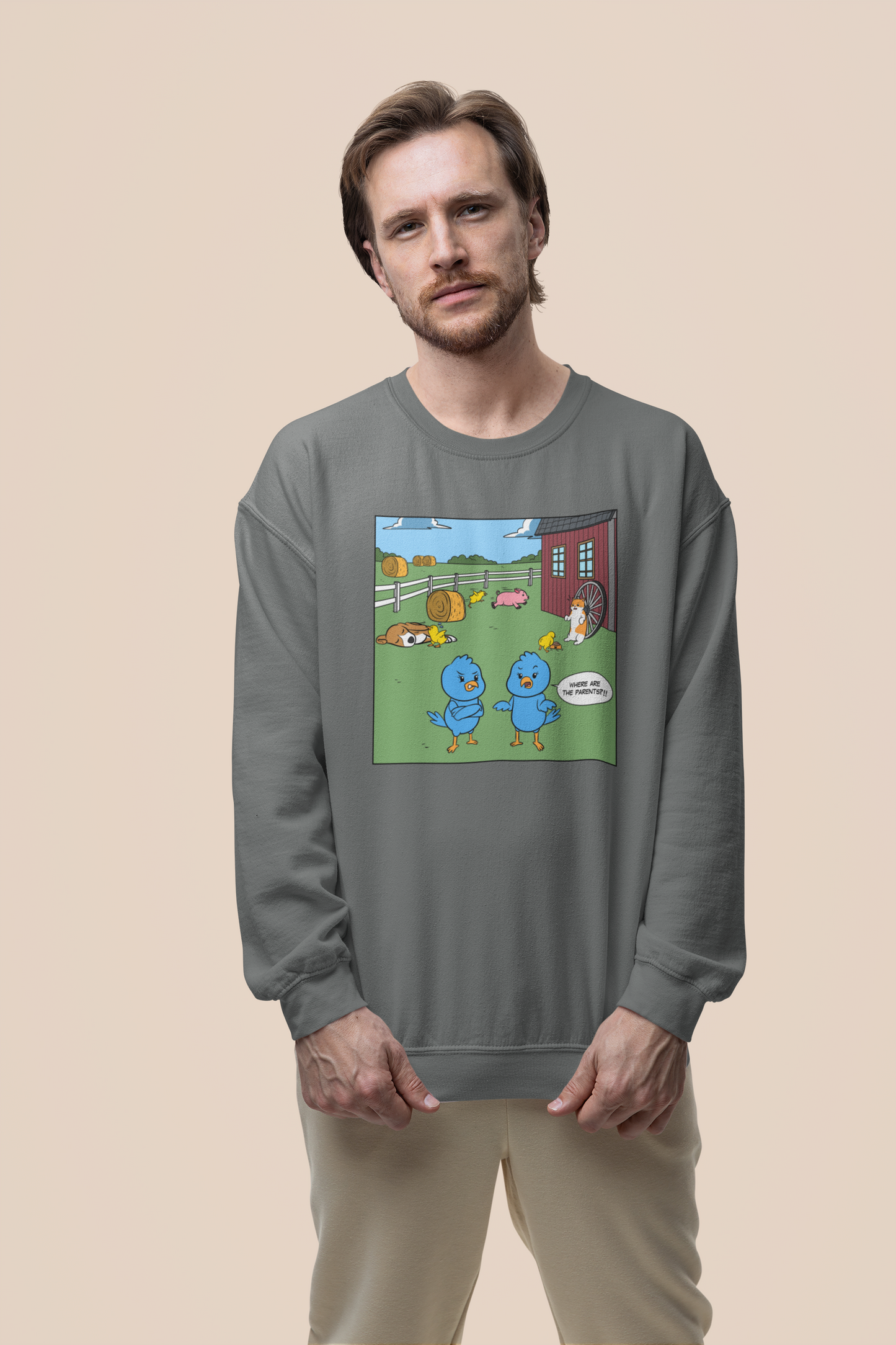 Where Are The Parents? - Heavy Blend™ Crewneck Sweatshirt