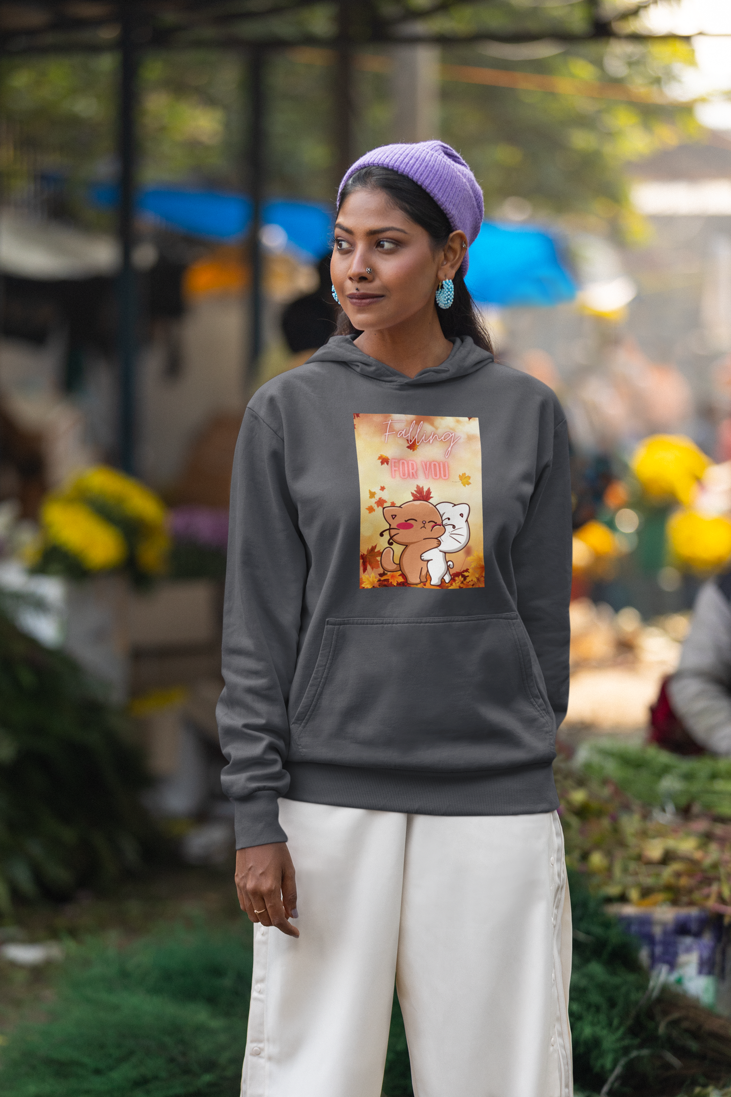 Falling For You - Heavy Blend™ Hooded Sweatshirt