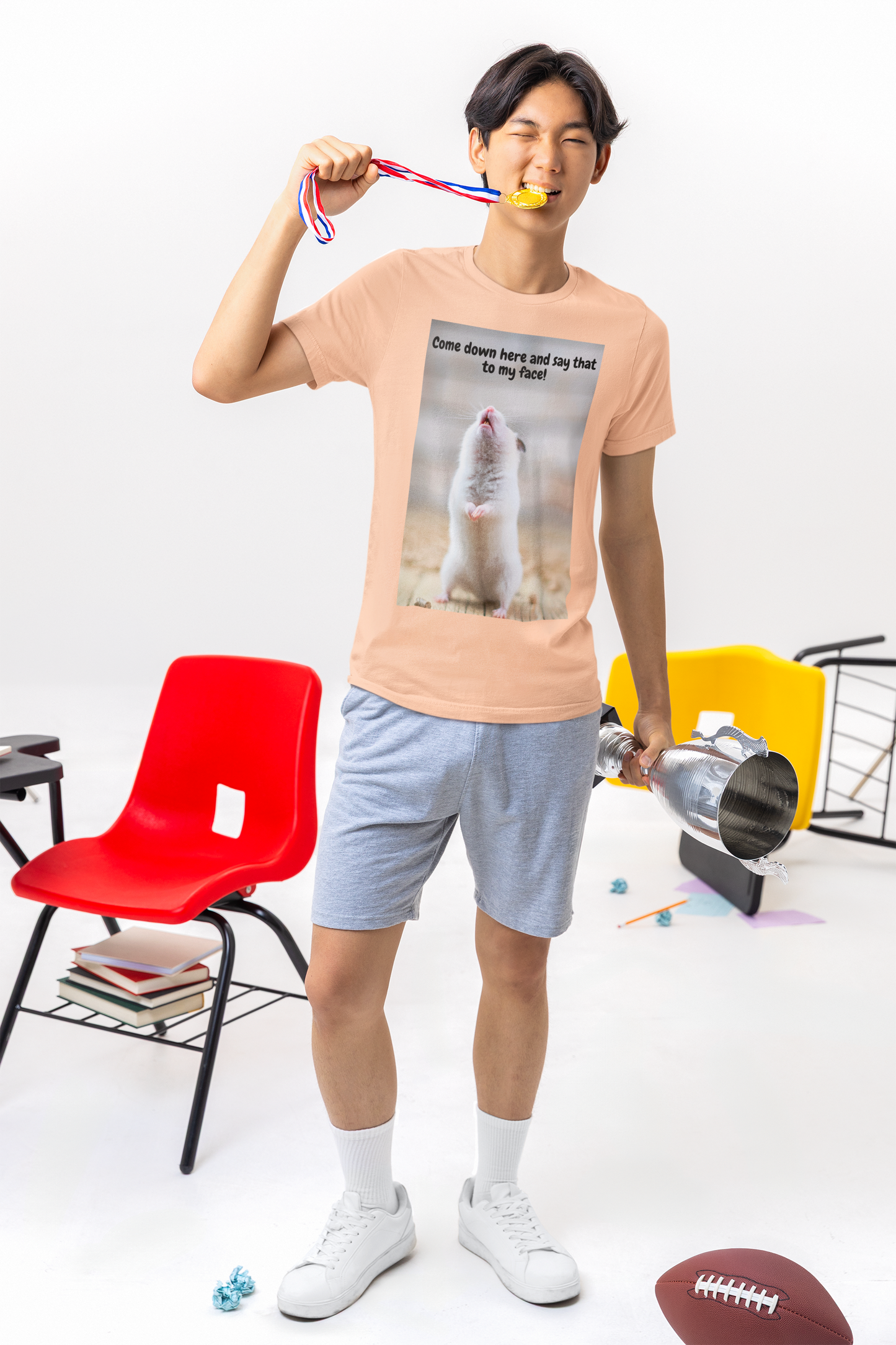 Come Down Here And Say That To My Face! - Unisex Jersey Short Sleeve Tee