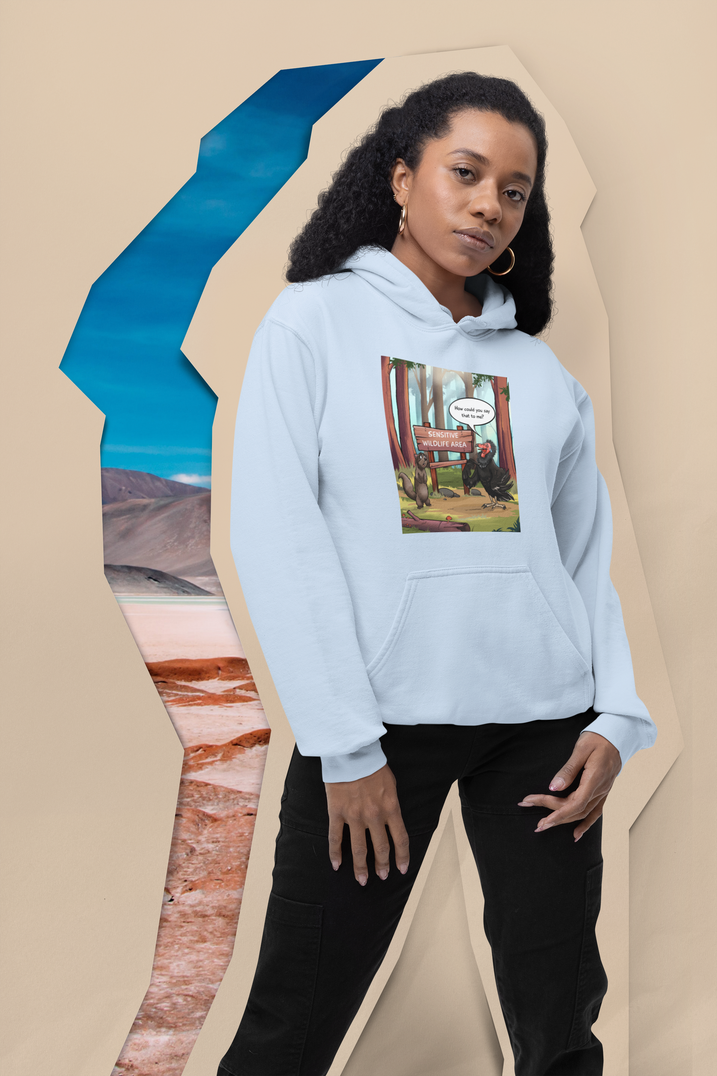 Sensitive Wildlife Area - Unisex Heavy Blend™ Hooded Sweatshirt