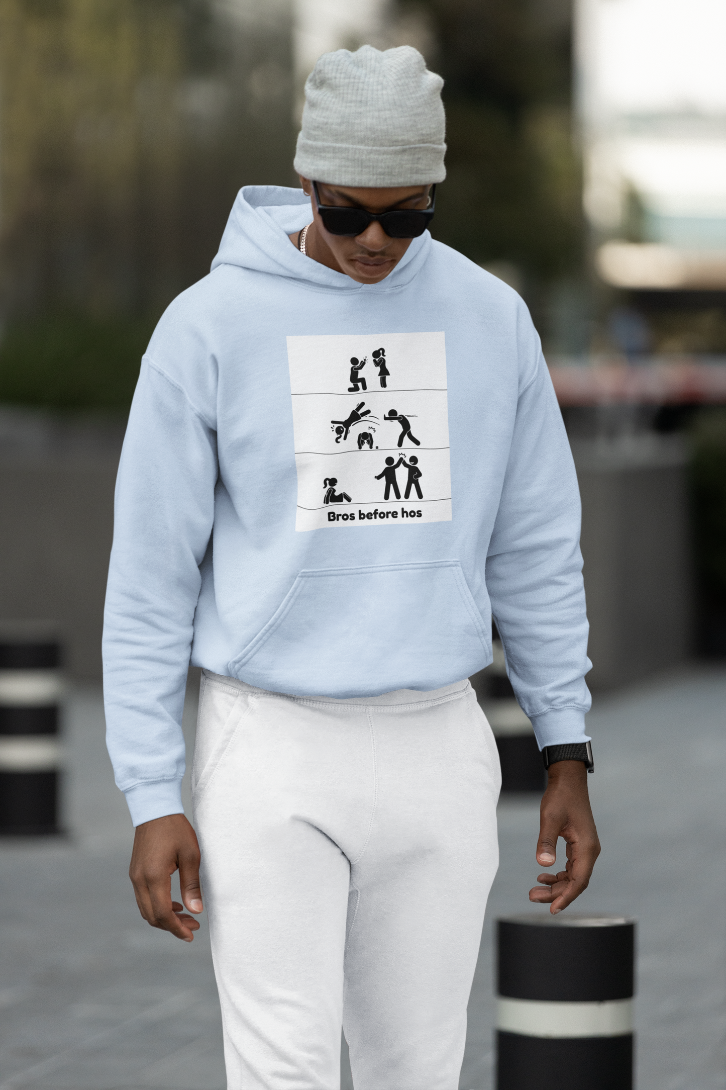 Bros Before Hos - Unisex Heavy Blend™ Hooded Sweatshirt