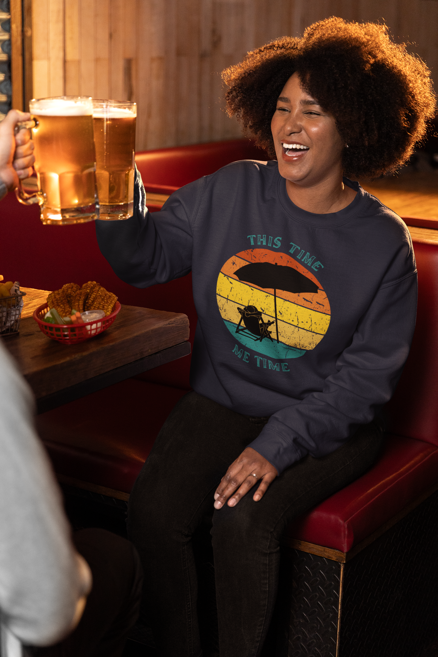 This Time Me Time - Heavy Blend™ Crewneck Sweatshirt