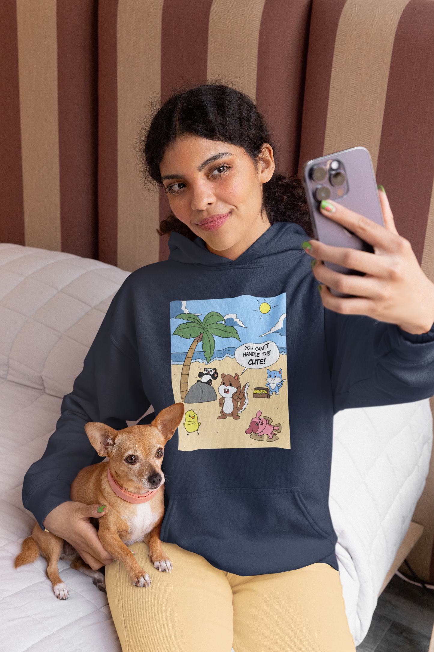 You Can't Handle The Cute! - Heavy Blend™ Hooded Sweatshirt