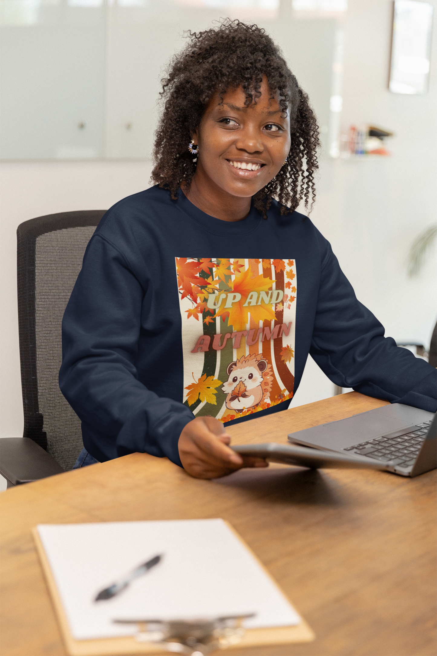 Up And Autumn - Heavy Blend™ Crewneck Sweatshirt