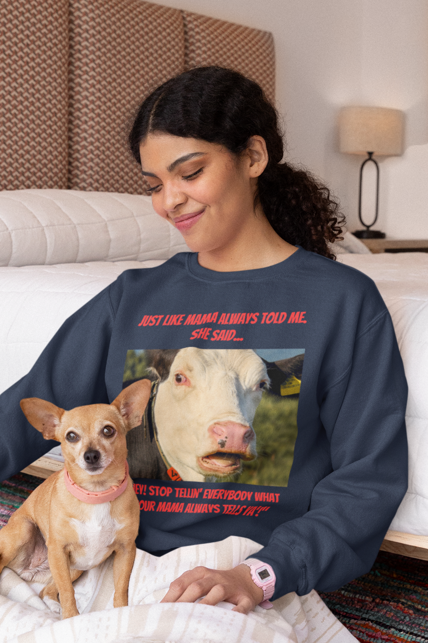 Just Like Mama Always Told Me - Heavy Blend™ Crewneck Sweatshirt