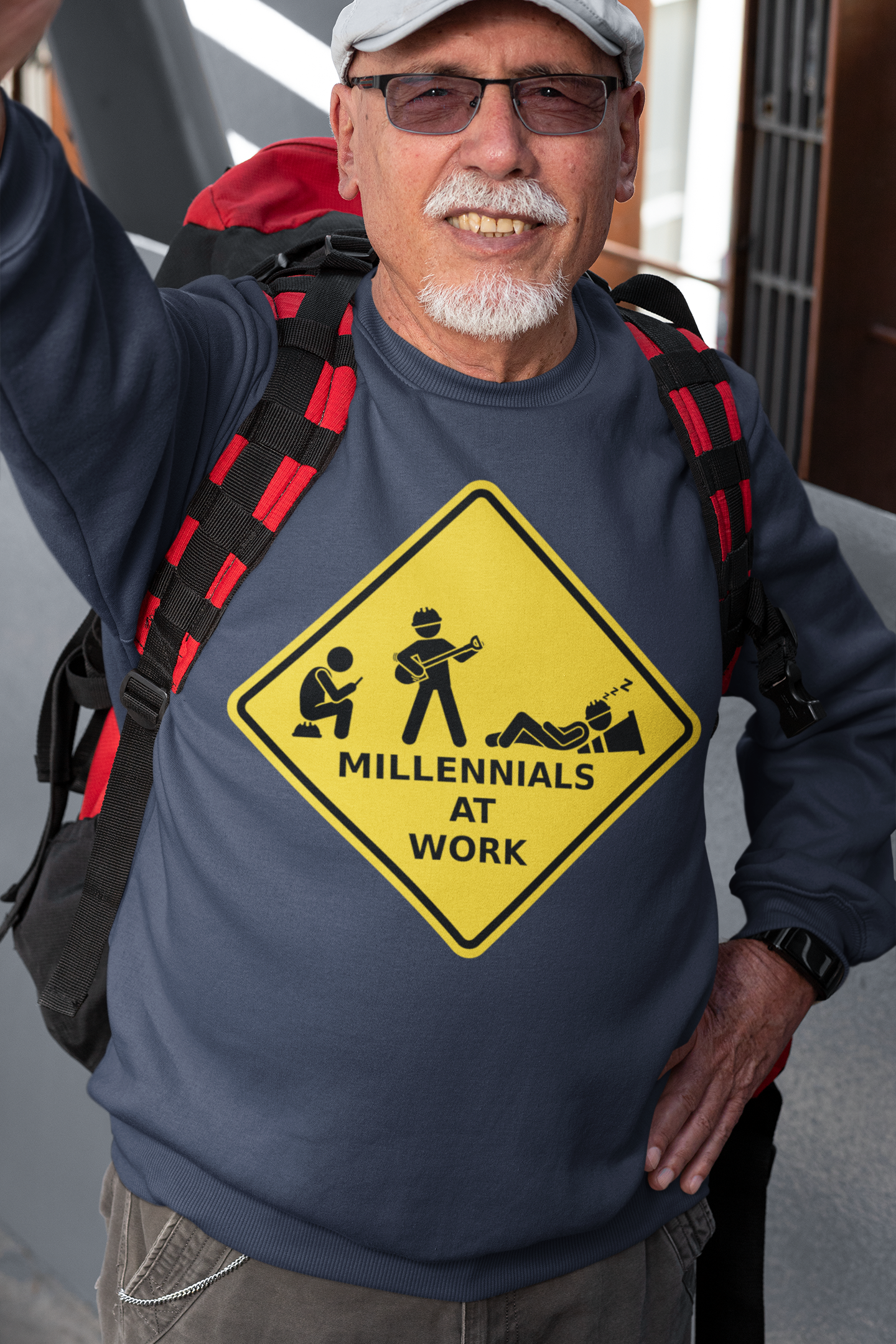 Millennials At Work - Heavy Blend™ Crewneck Sweatshirt