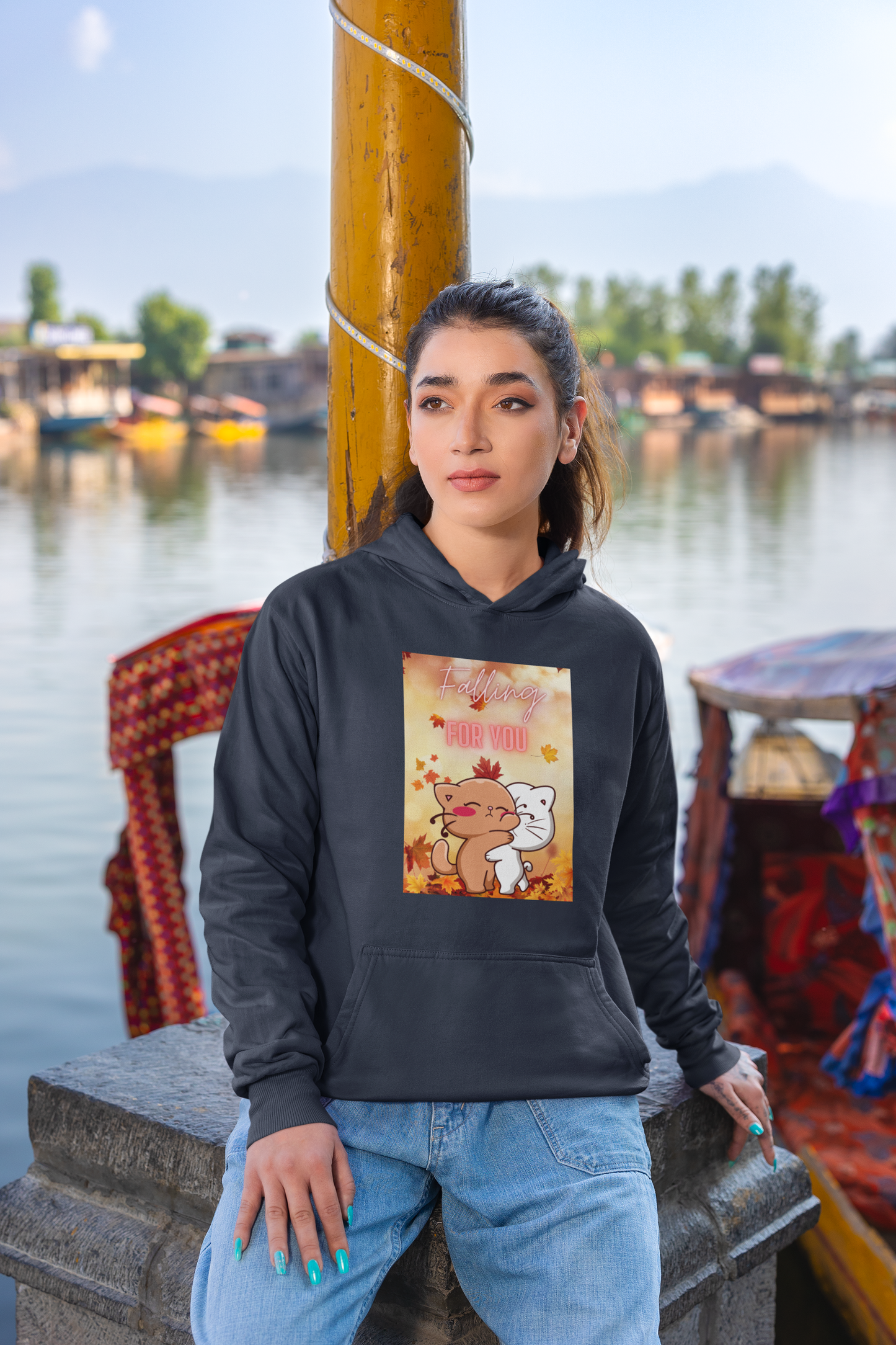 Falling For You - Heavy Blend™ Hooded Sweatshirt
