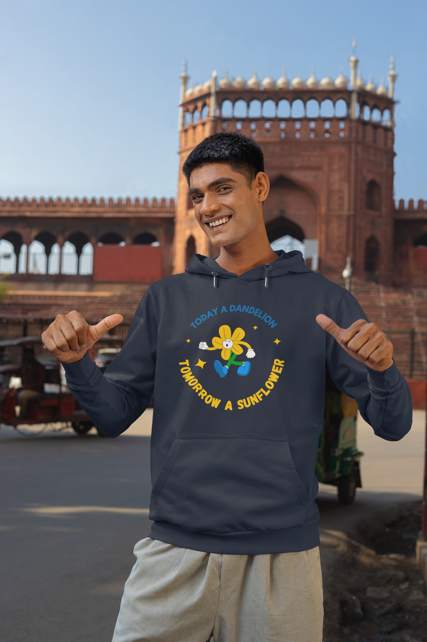Today A Dandelion Tomorrow A Sunflower - Unisex Heavy Blend™ Hooded Sweatshirt