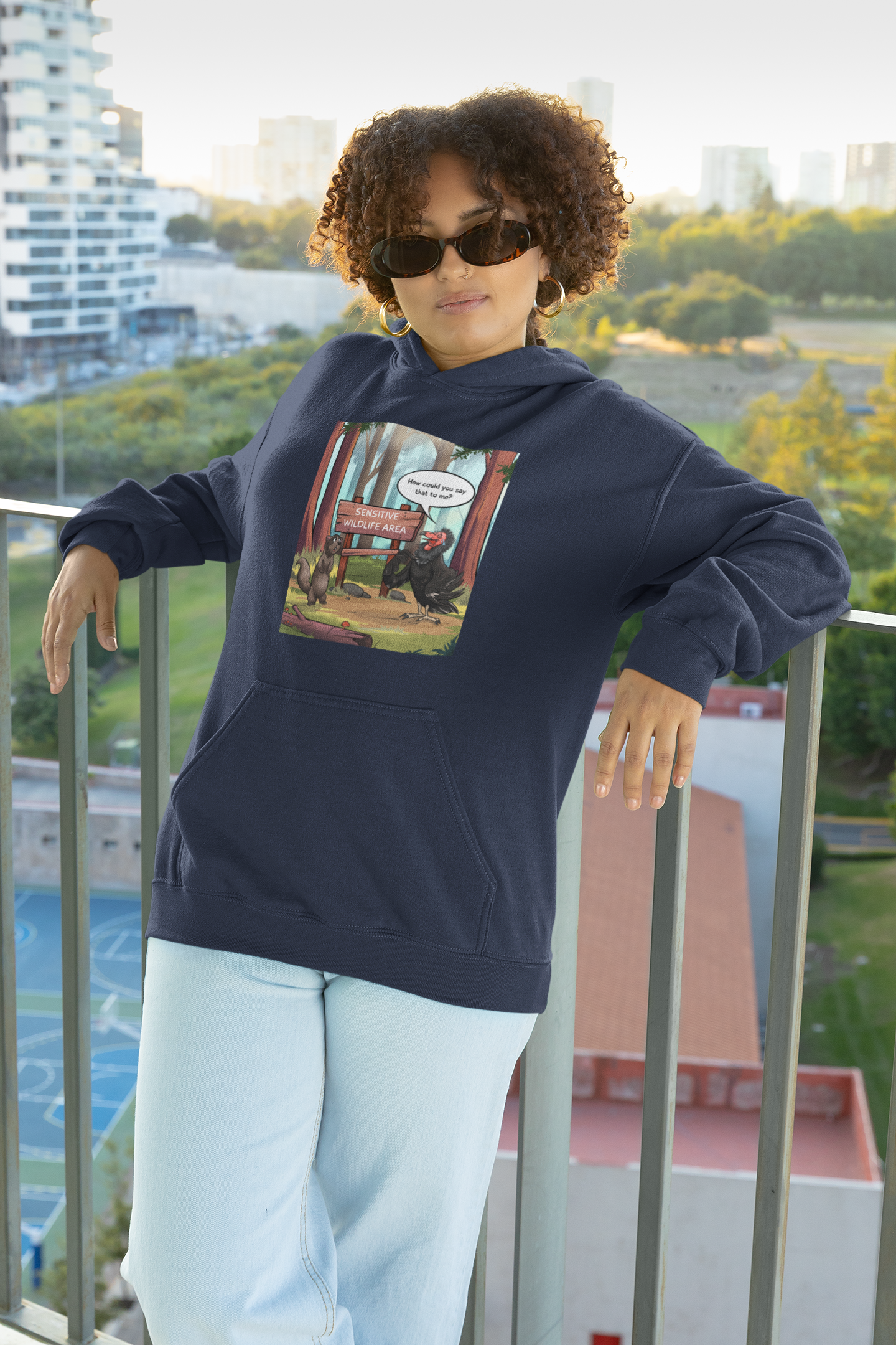 Sensitive Wildlife Area - Unisex Heavy Blend™ Hooded Sweatshirt