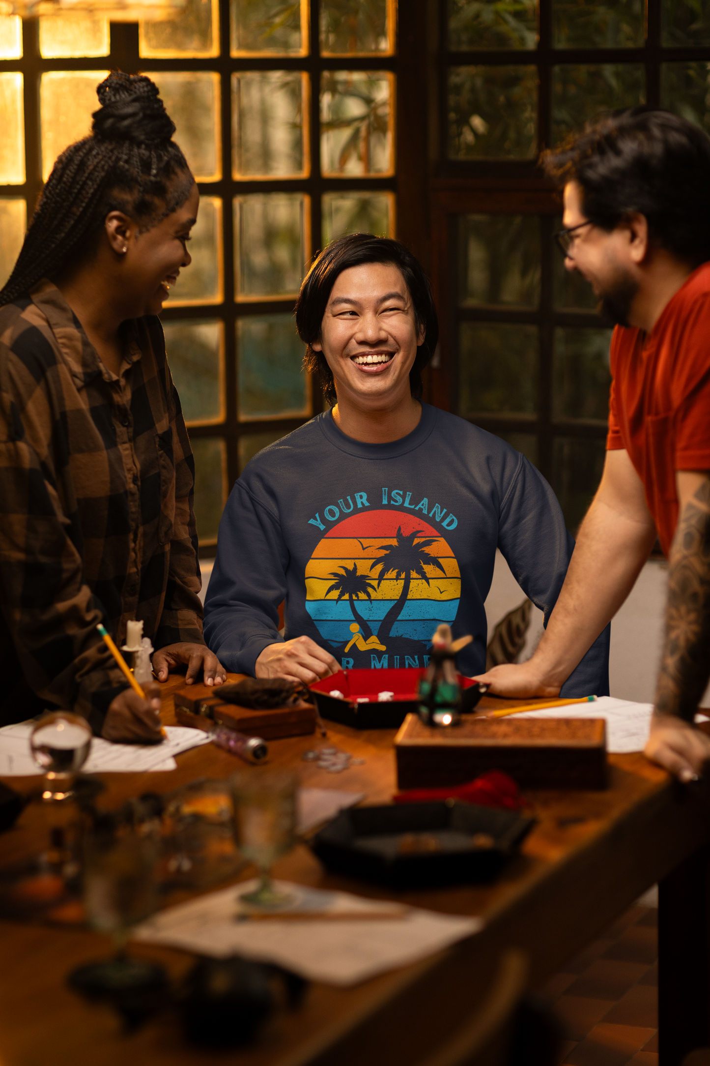 Your Island Or Mine? - Heavy Blend™ Crewneck Sweatshirt