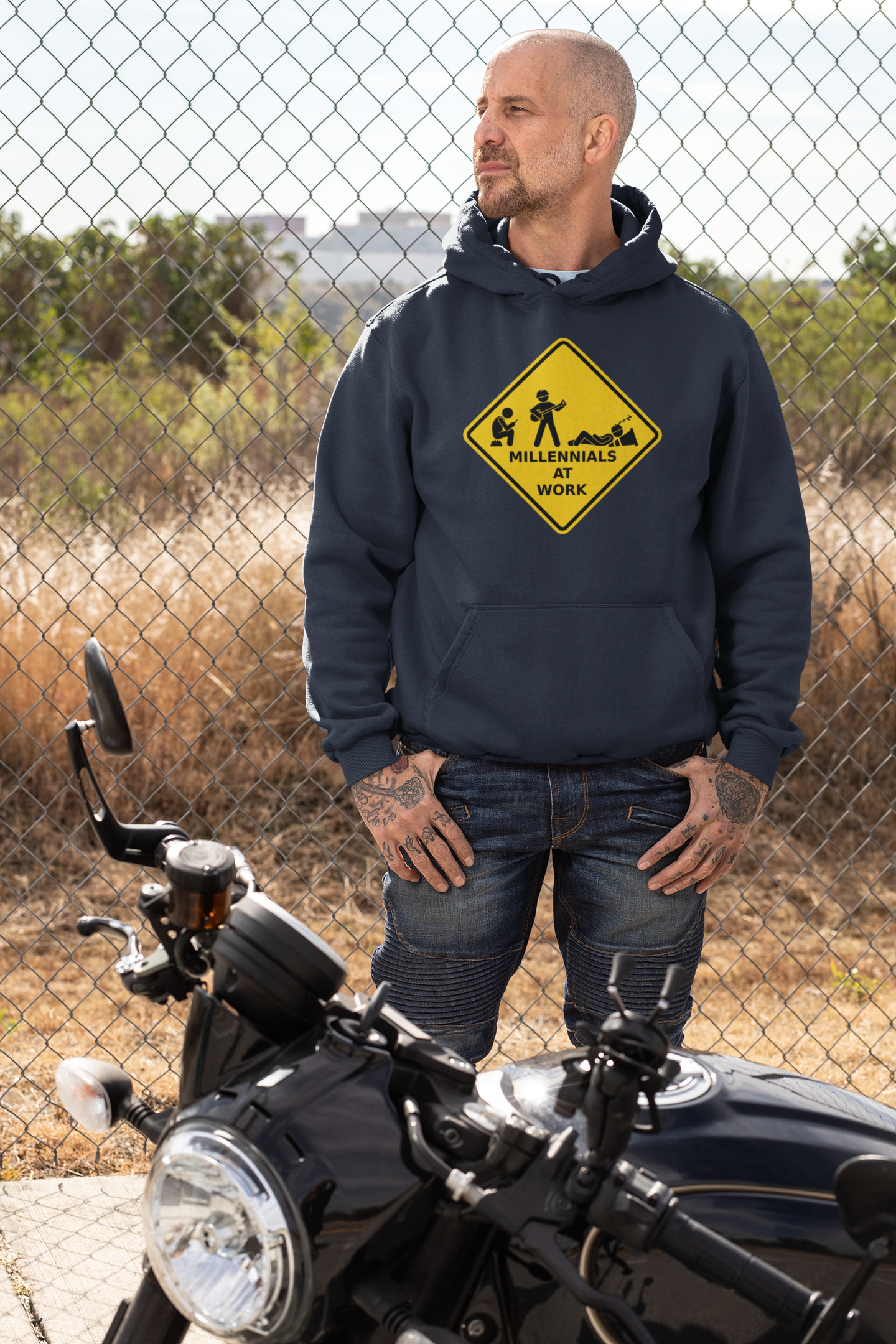 Millennials At Work - Unisex Heavy Blend™ Hooded Sweatshirt