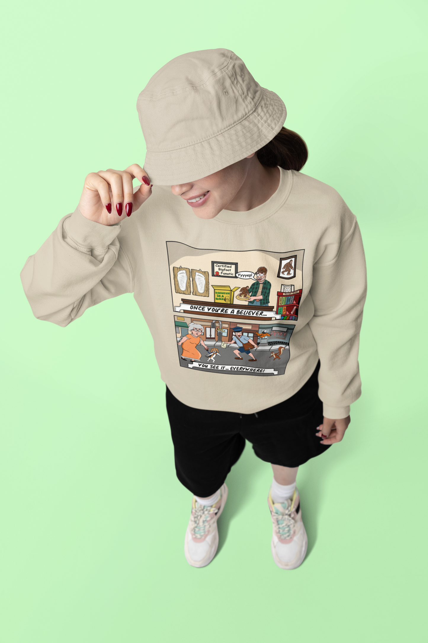 Once You're A Believer...You See It...Everywhere! - Unisex Heavy Blend™ Crewneck Sweatshirt