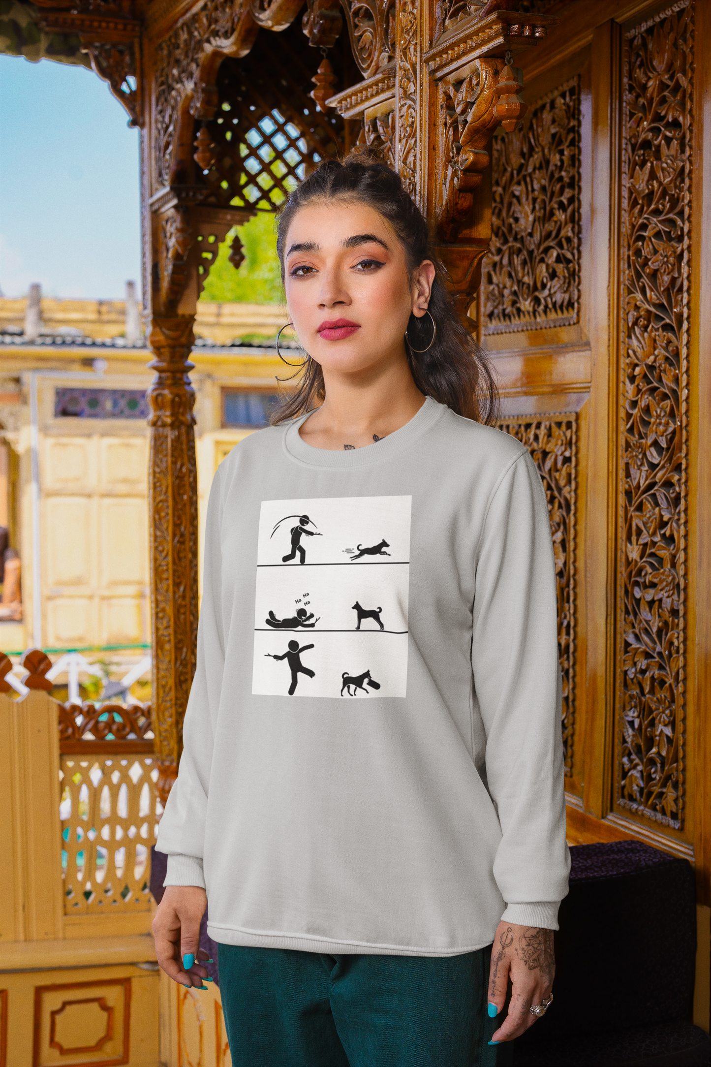 Fake Out Fetch - Unisex Heavy Blend™ Crewneck Sweatshirt