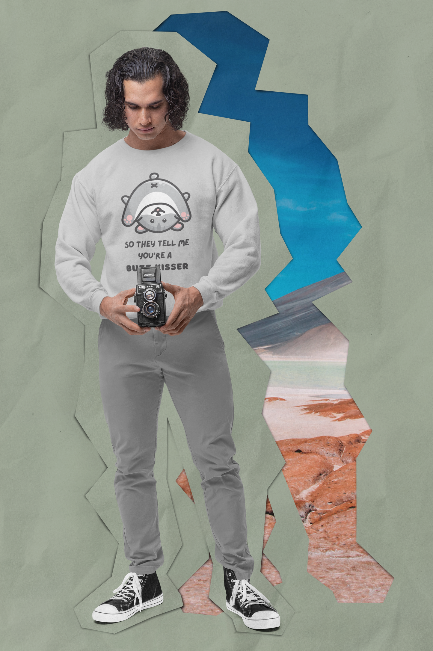 So They Tell Me You're A Butt Kisser - Unisex Heavy Blend™ Crewneck Sweatshirt