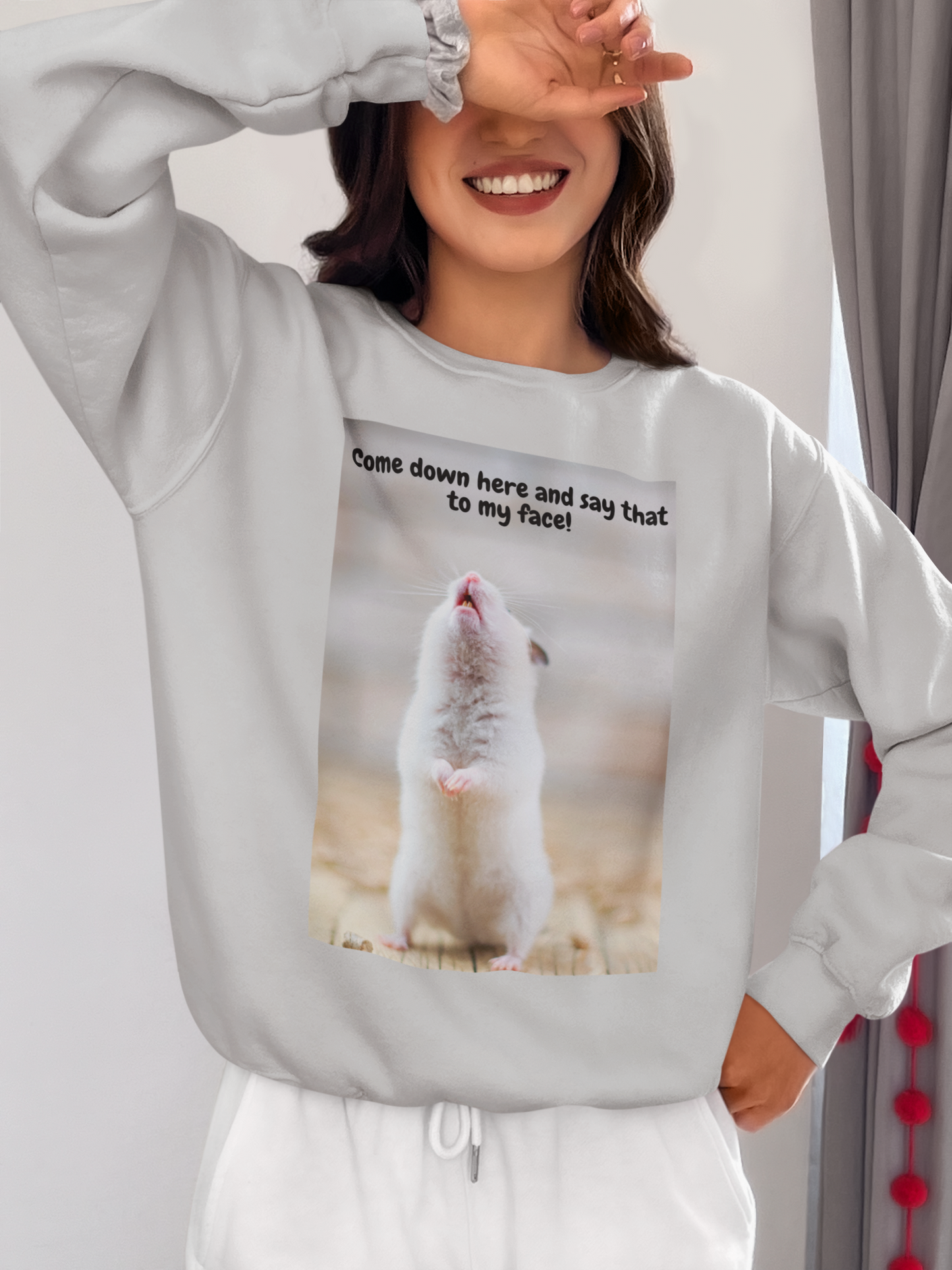 Come Down Here And Say That To My Face! - Heavy Blend™ Crewneck Sweatshirt