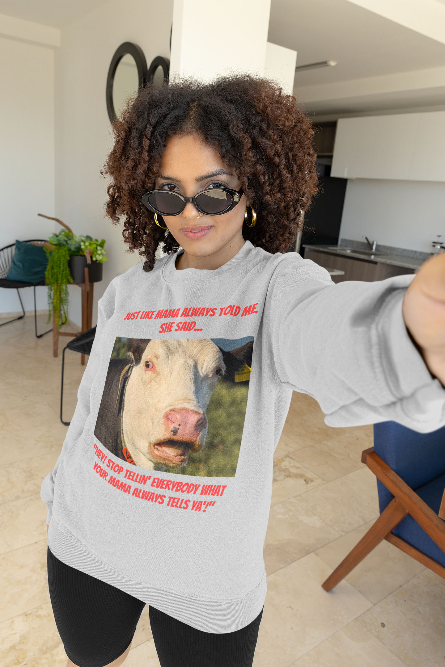 Just Like Mama Always Told Me - Heavy Blend™ Crewneck Sweatshirt
