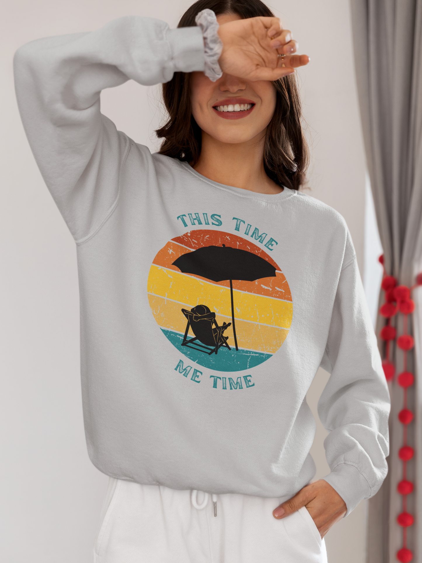 This Time Me Time - Heavy Blend™ Crewneck Sweatshirt