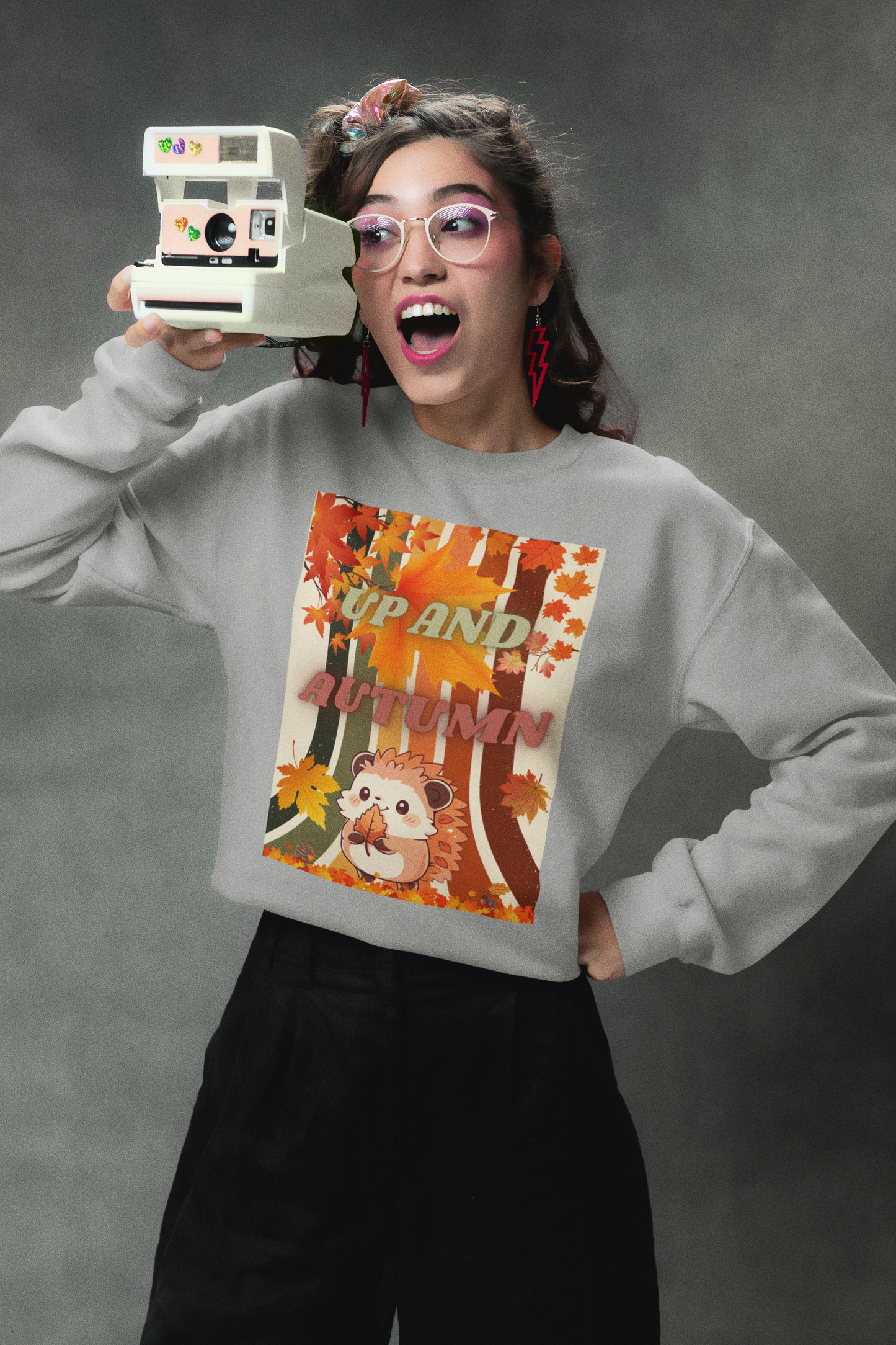 Up And Autumn - Heavy Blend™ Crewneck Sweatshirt