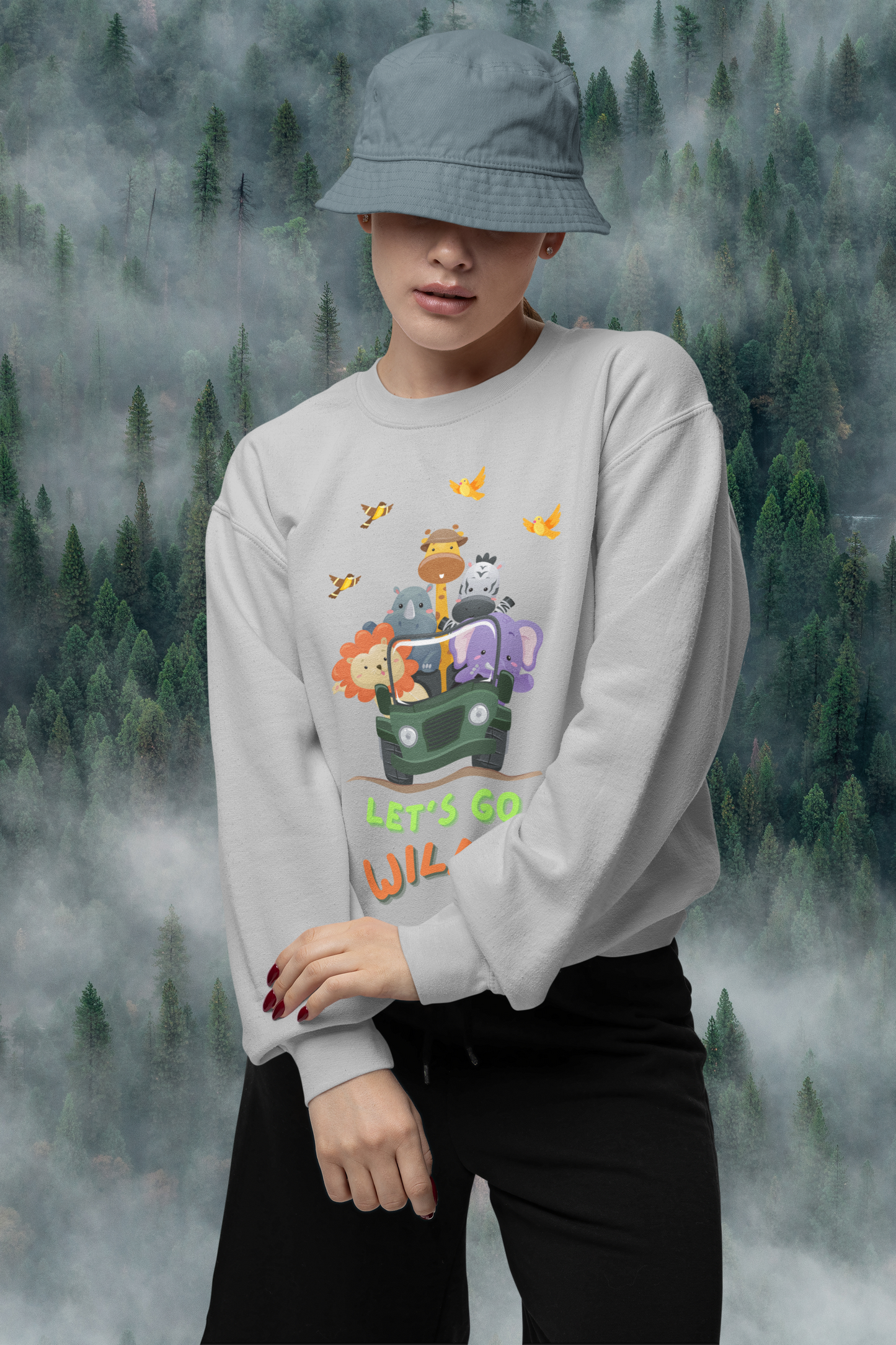 Let's Go Wild! - Unisex Heavy Blend™ Crewneck Sweatshirt