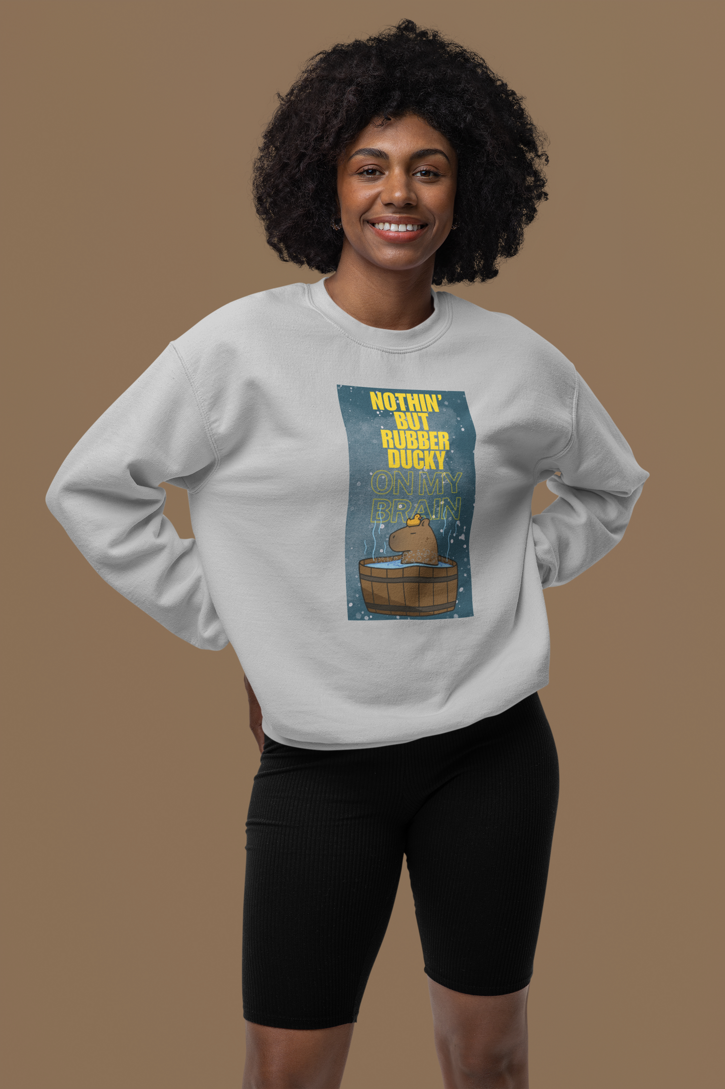 Nothin' But Rubber Ducky On My Brain - Heavy Blend™ Crewneck Sweatshirt