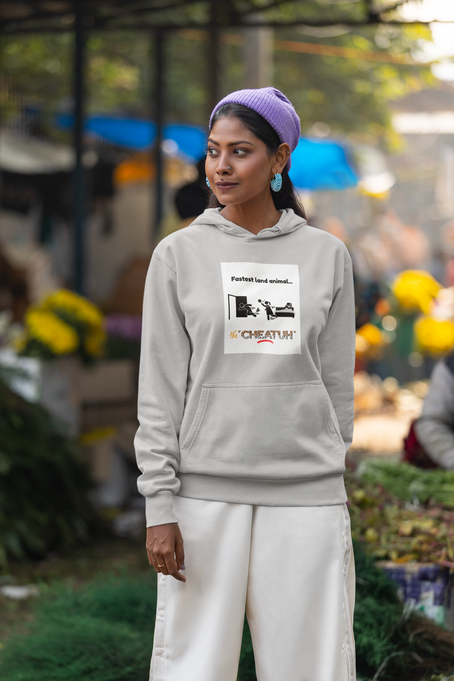 Fastest Land Animal...The 'Cheatuh' Unisex Heavy Blend™ Hooded Sweatshirt