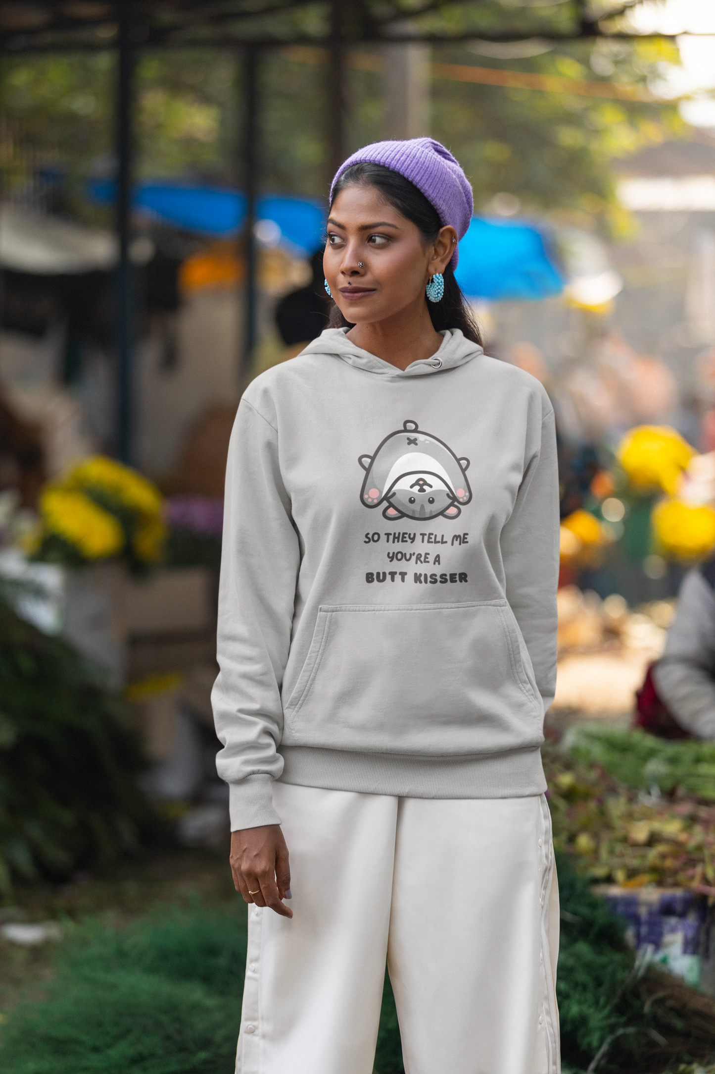 So They Tell Me You're A Butt Kisser - Unisex Heavy Blend™ Hooded Sweatshirt