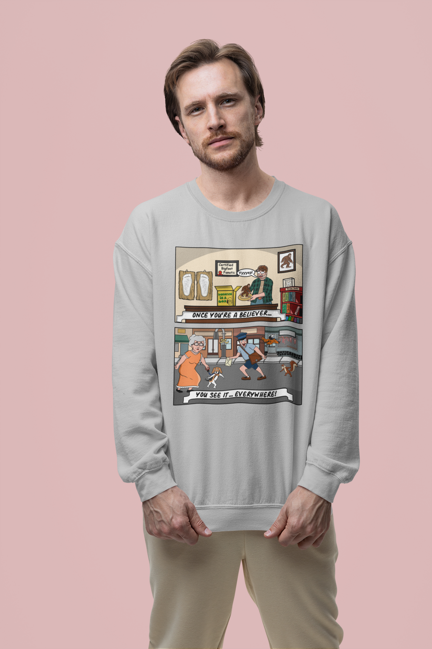 Once You're A Believer...You See It...Everywhere! - Unisex Heavy Blend™ Crewneck Sweatshirt
