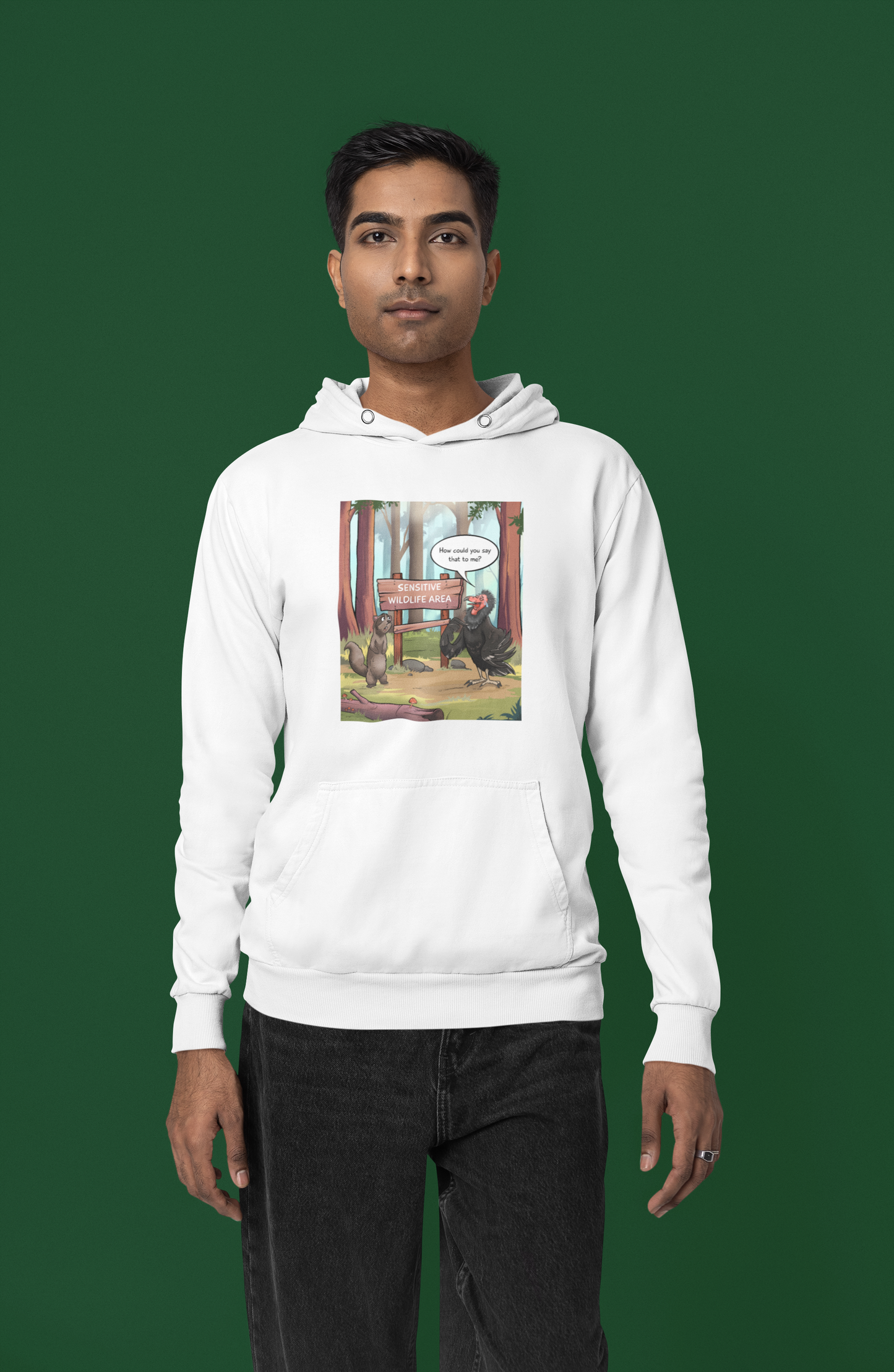 Sensitive Wildlife Area - Unisex Heavy Blend™ Hooded Sweatshirt
