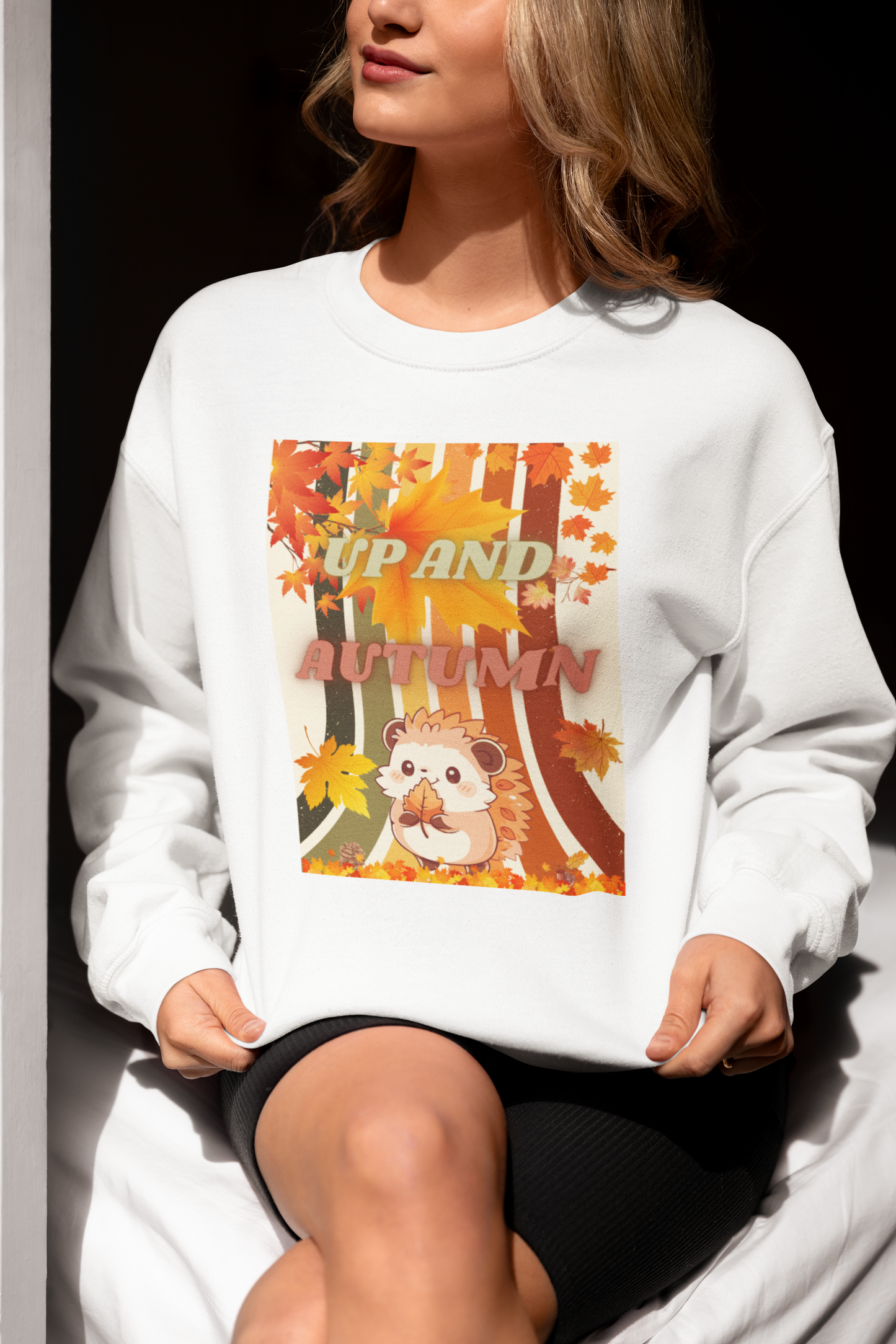 Up And Autumn - Heavy Blend™ Crewneck Sweatshirt