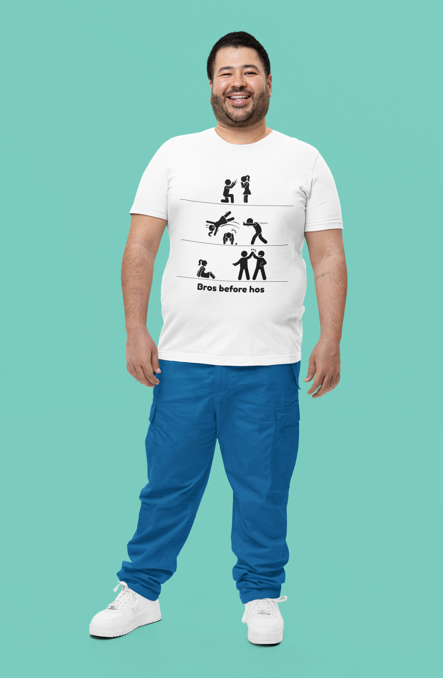 Bros Before Hos - Unisex Jersey Short Sleeve Tee