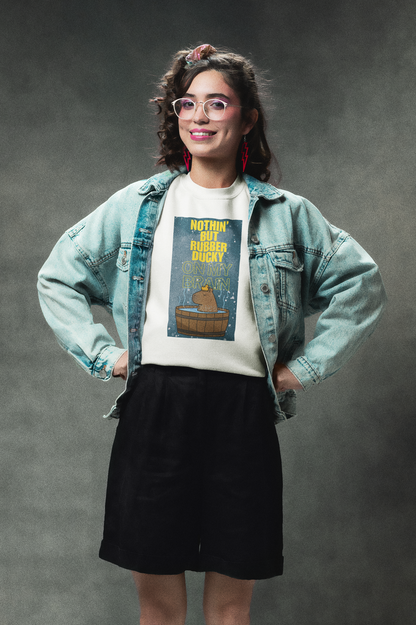 Nothin' But Rubber Ducky On My Brain - Heavy Blend™ Crewneck Sweatshirt