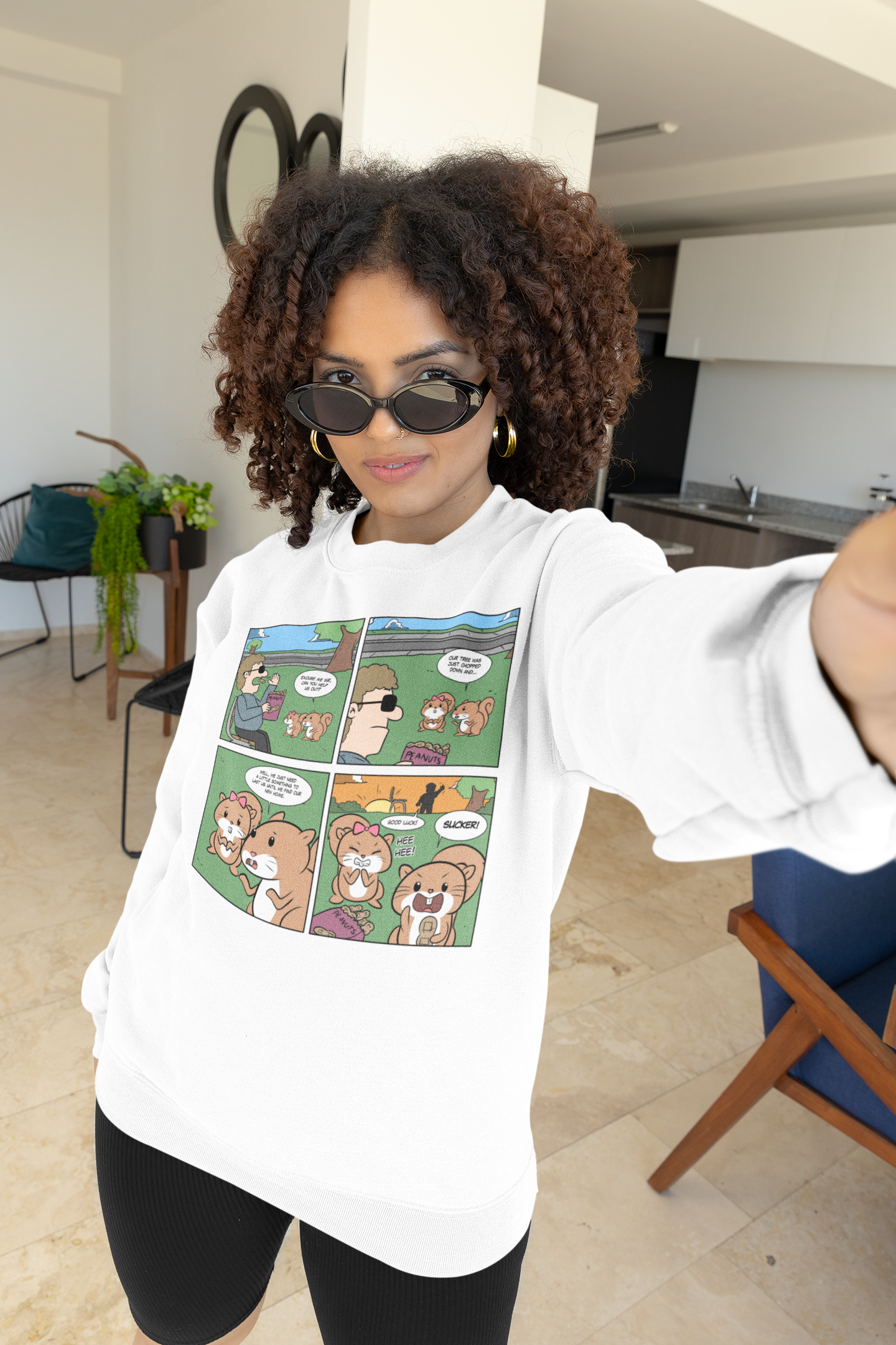 Squirrel Scammers - Heavy Blend™ Crewneck Sweatshirt