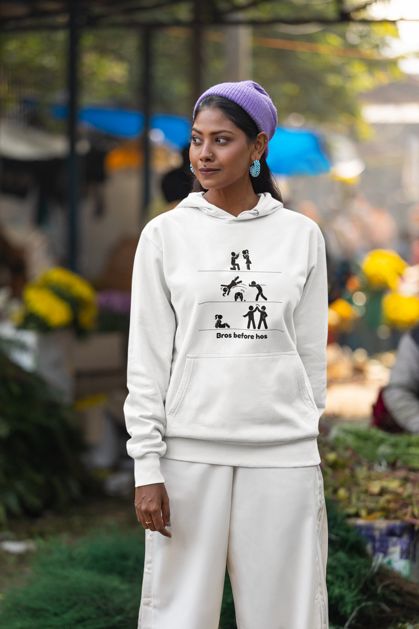 Bros Before Hos - Unisex Heavy Blend™ Hooded Sweatshirt