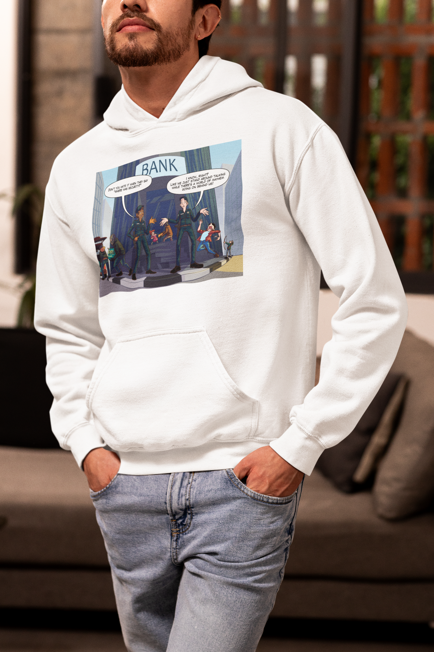 Where Was Security? - Unisex Heavy Blend™ Hooded Sweatshirt