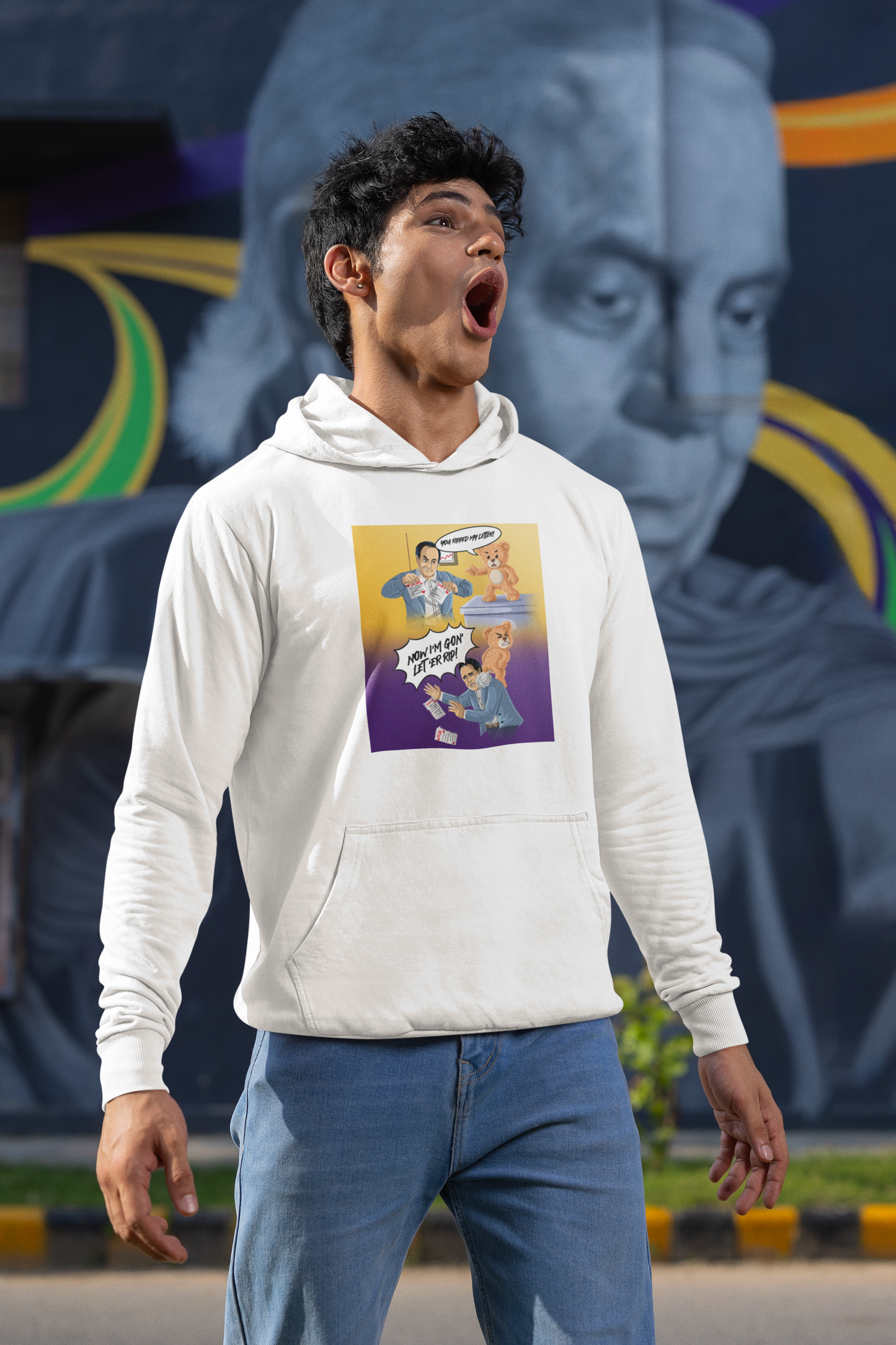 You Ripped My Letter! - Heavy Blend™ Hooded Sweatshirt