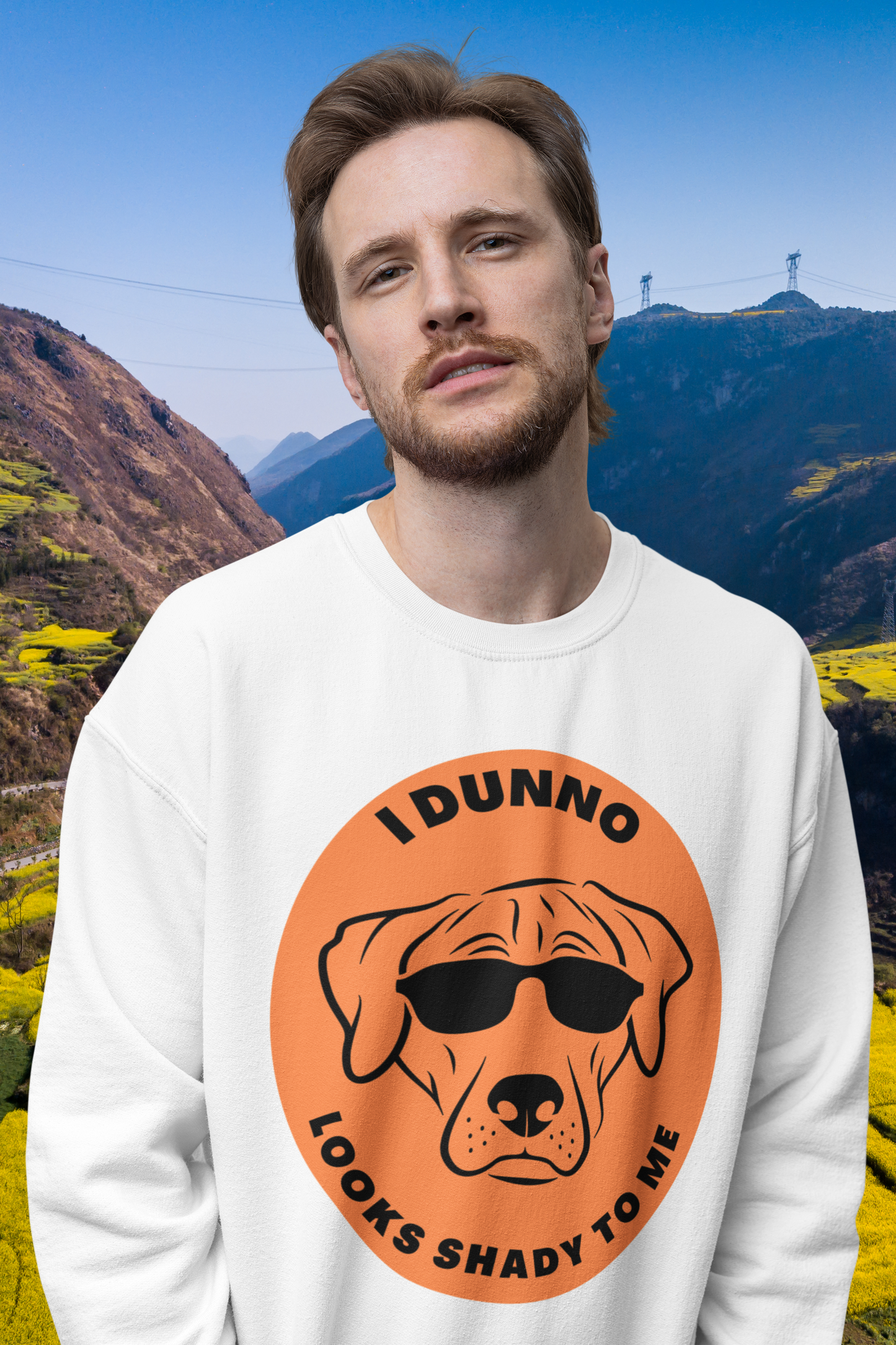 I Dunno Looks Shady To Me - Heavy Blend™ Crewneck Sweatshirt